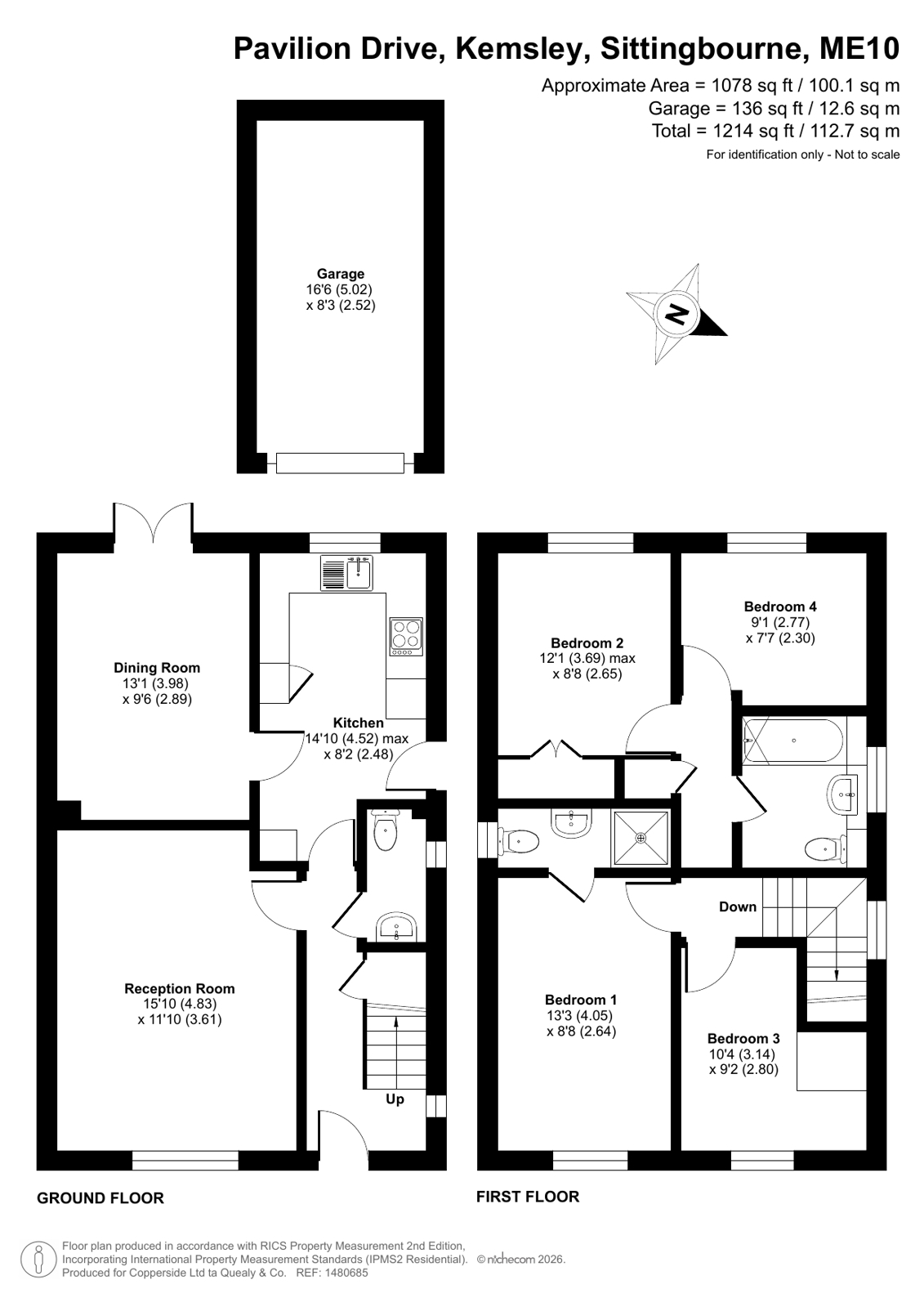 21, Pavilion Drive, Sittingbourne floorplan
