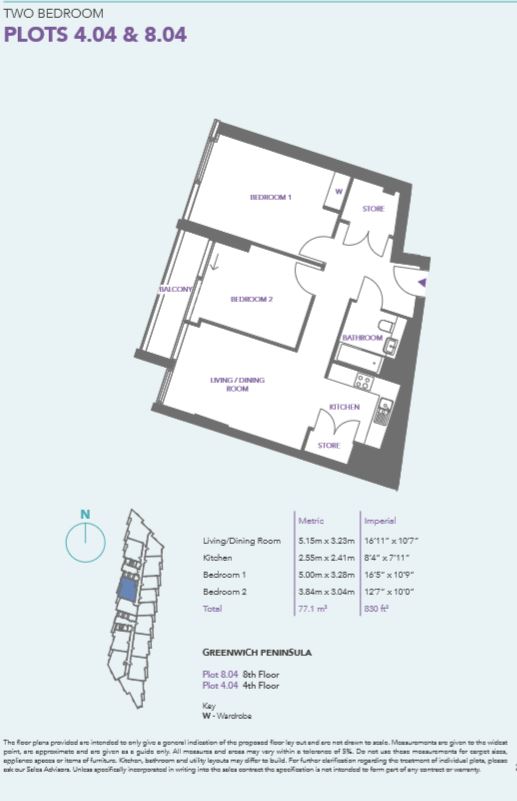 2 Bedrooms Flat for sale in Cutter Lane, Greenwich SE10