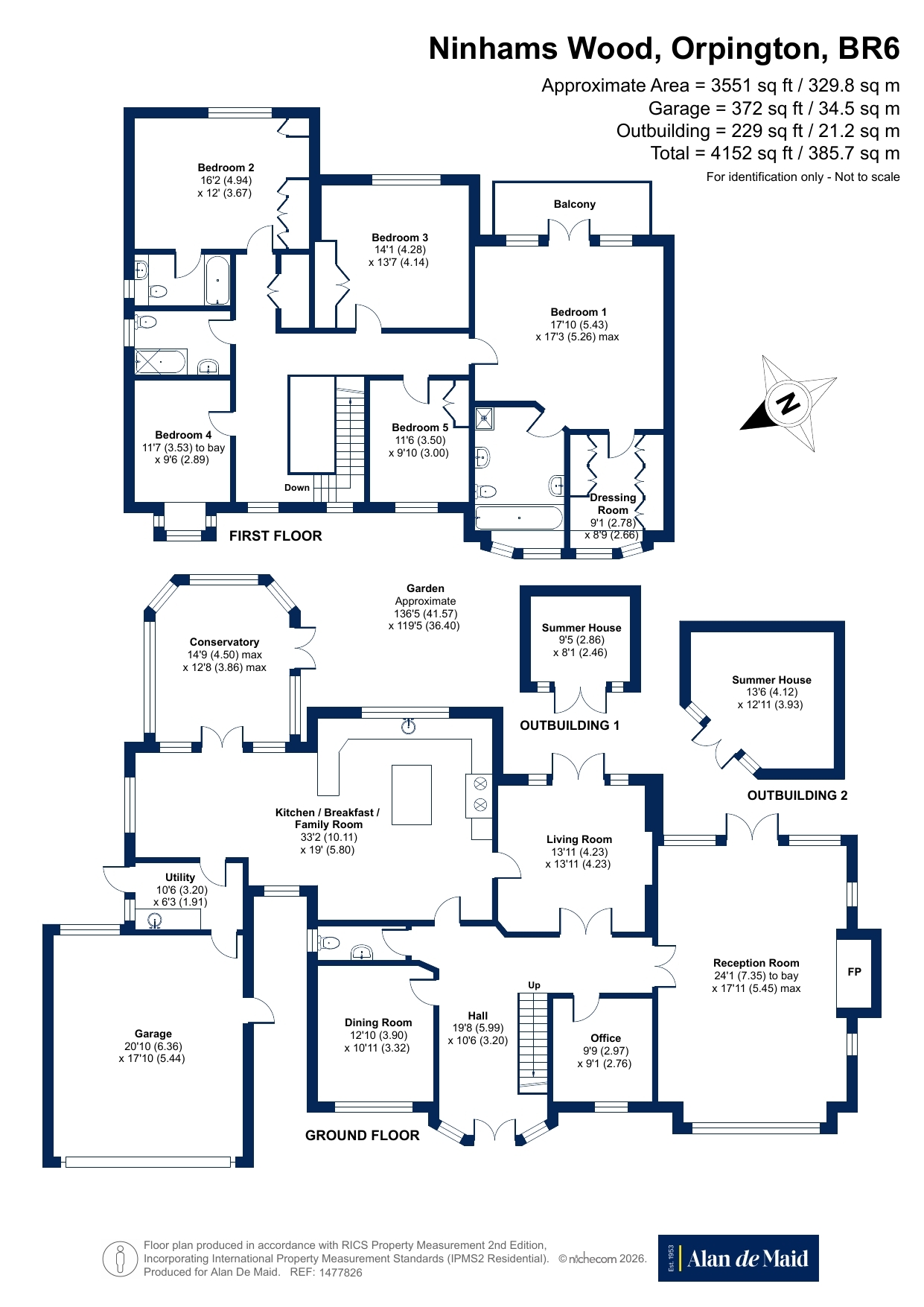 23, Ninhams Wood, Keston Park floorplan