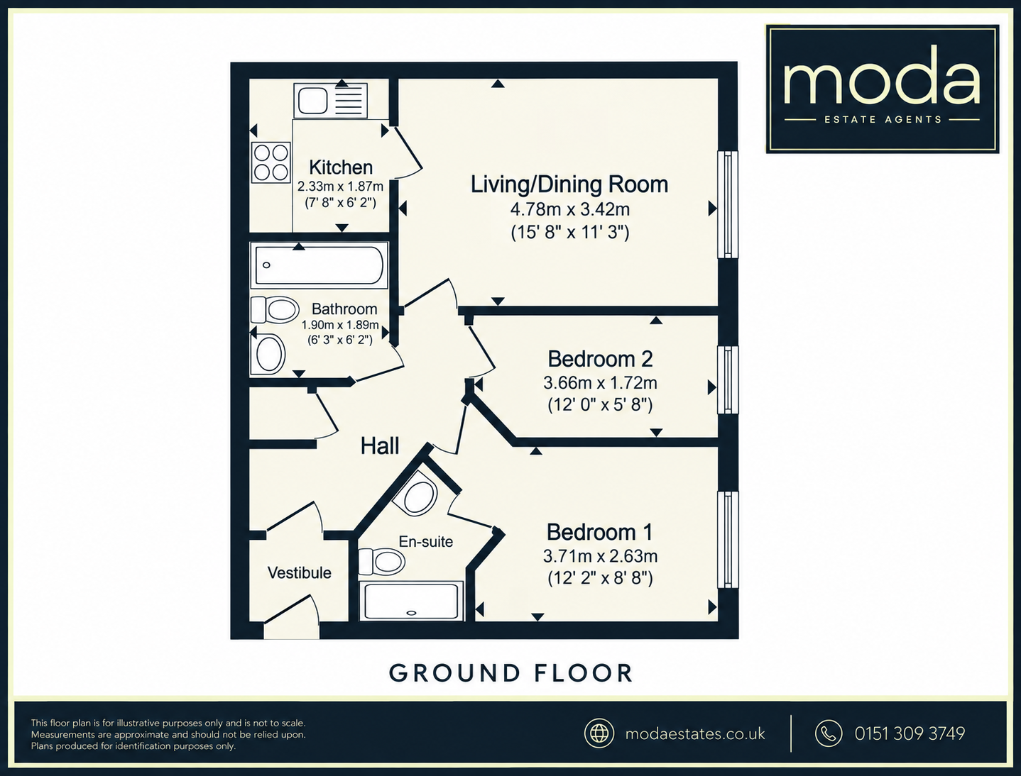 37, Davenham Court, Liverpool floorplan