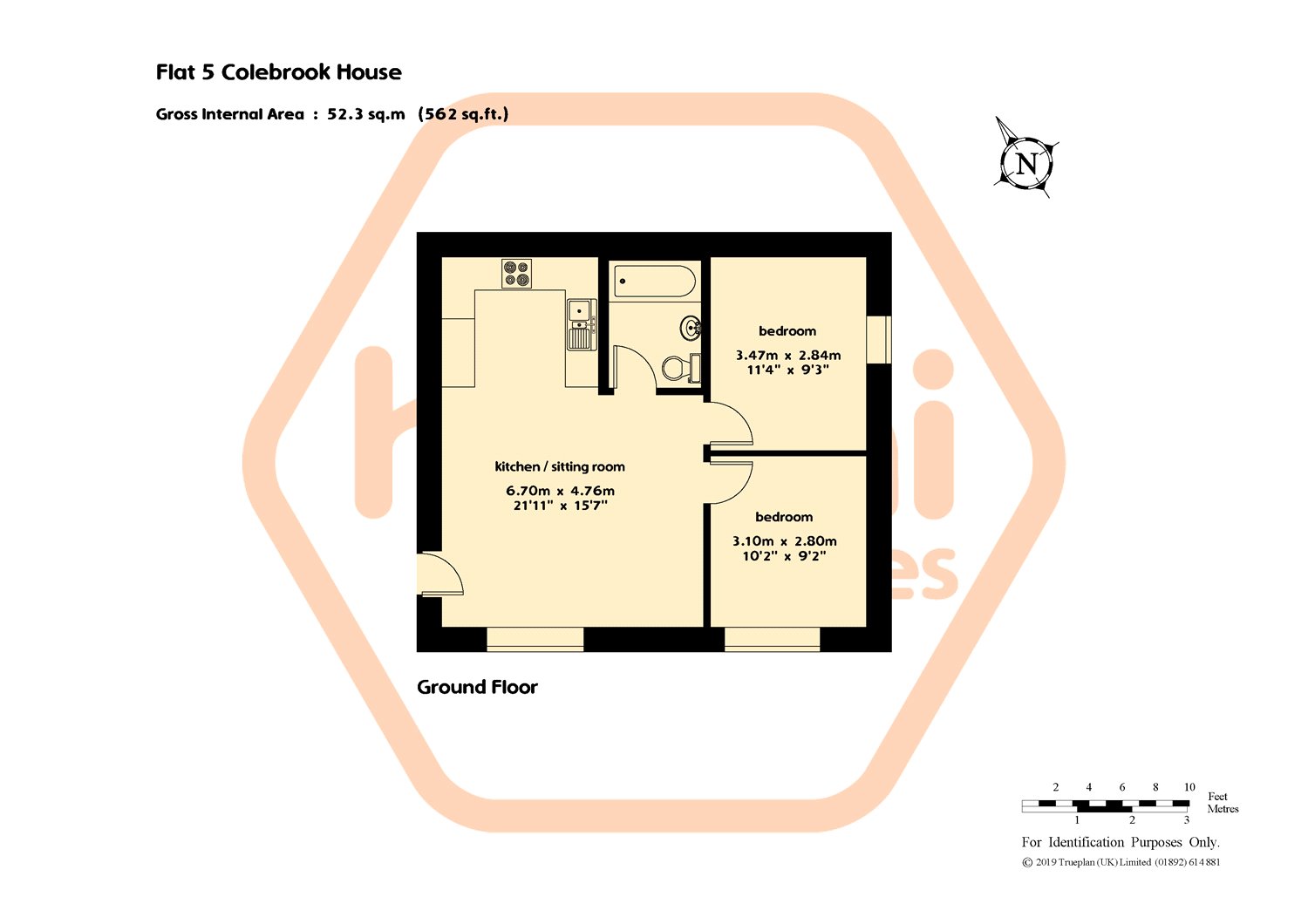 2 Bedrooms Flat to rent in Colebrook House, 55-57 Colebrook Road, Tunbridge Wells, Kent TN4