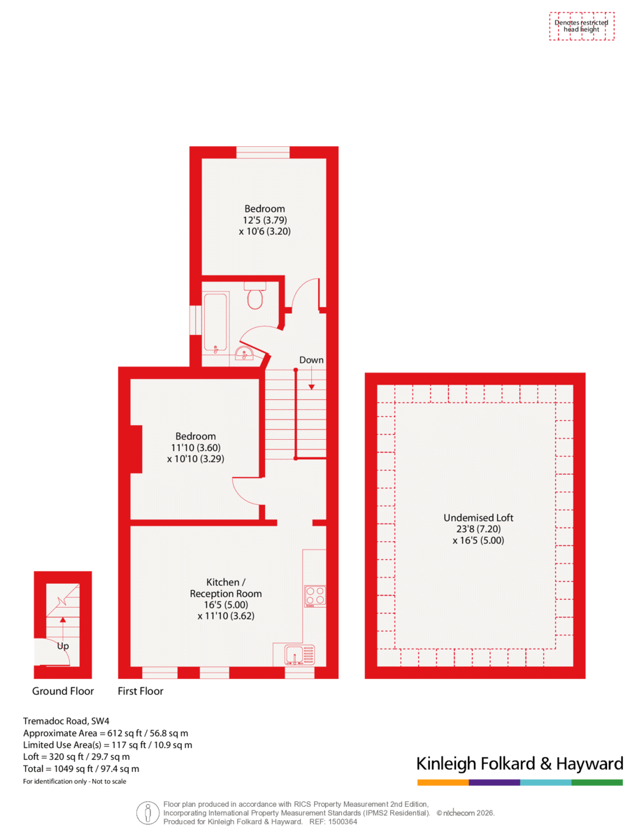 Flat C, 53, Tremadoc Road, London floorplan