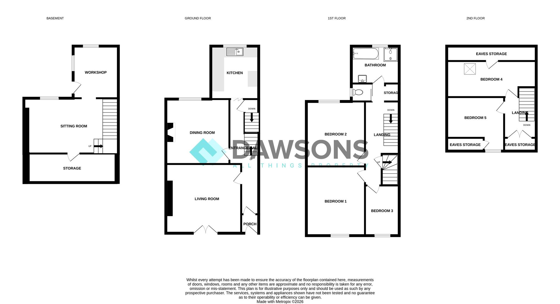 113, Old Road, South Wales floorplan