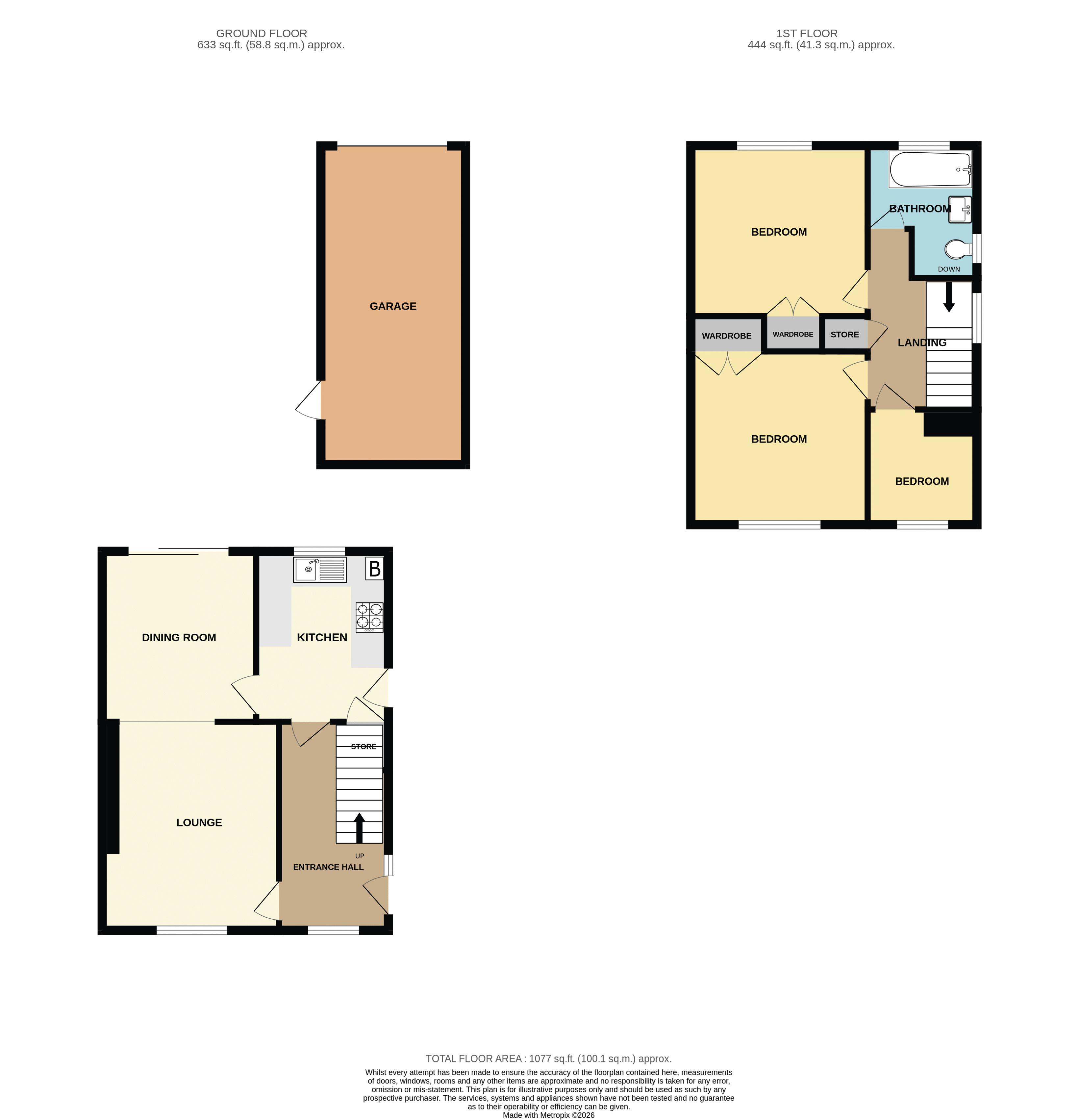 489, Locking Road, Weston-Super-Mare floorplan
