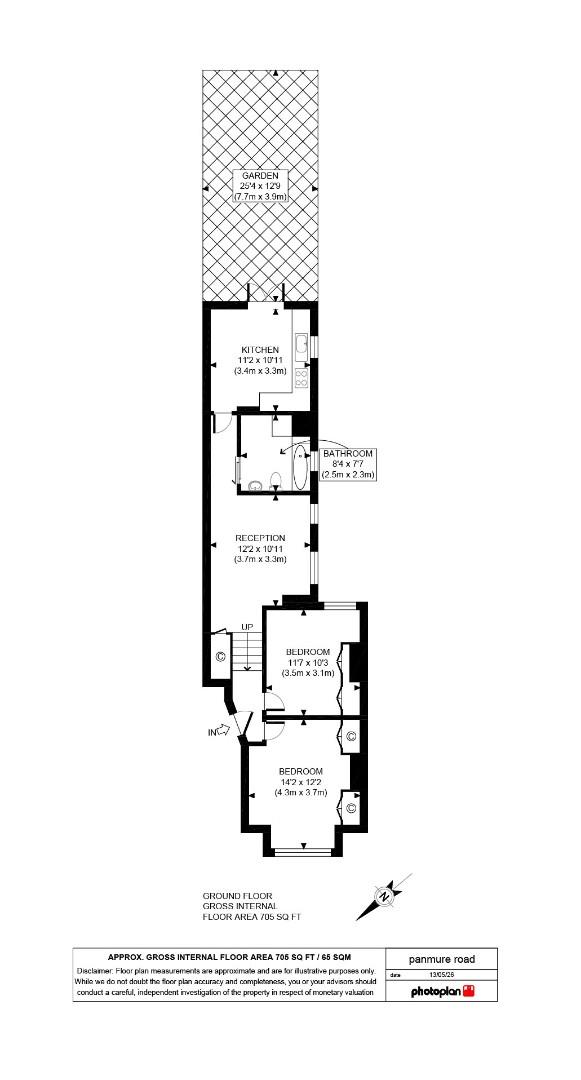 21a, Panmure Road, Sydenham floorplan