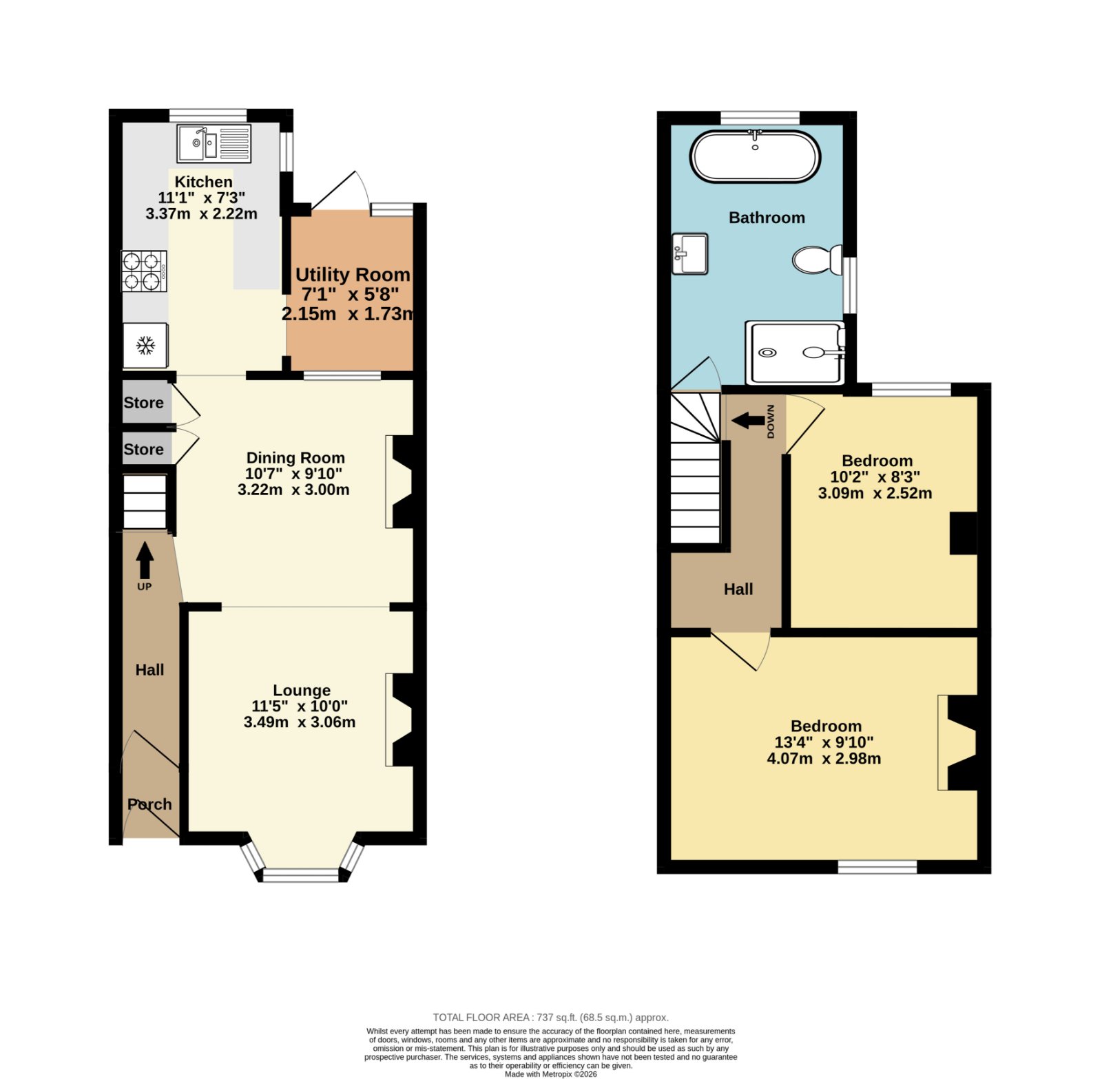 3, Tufton Road, Kent floorplan