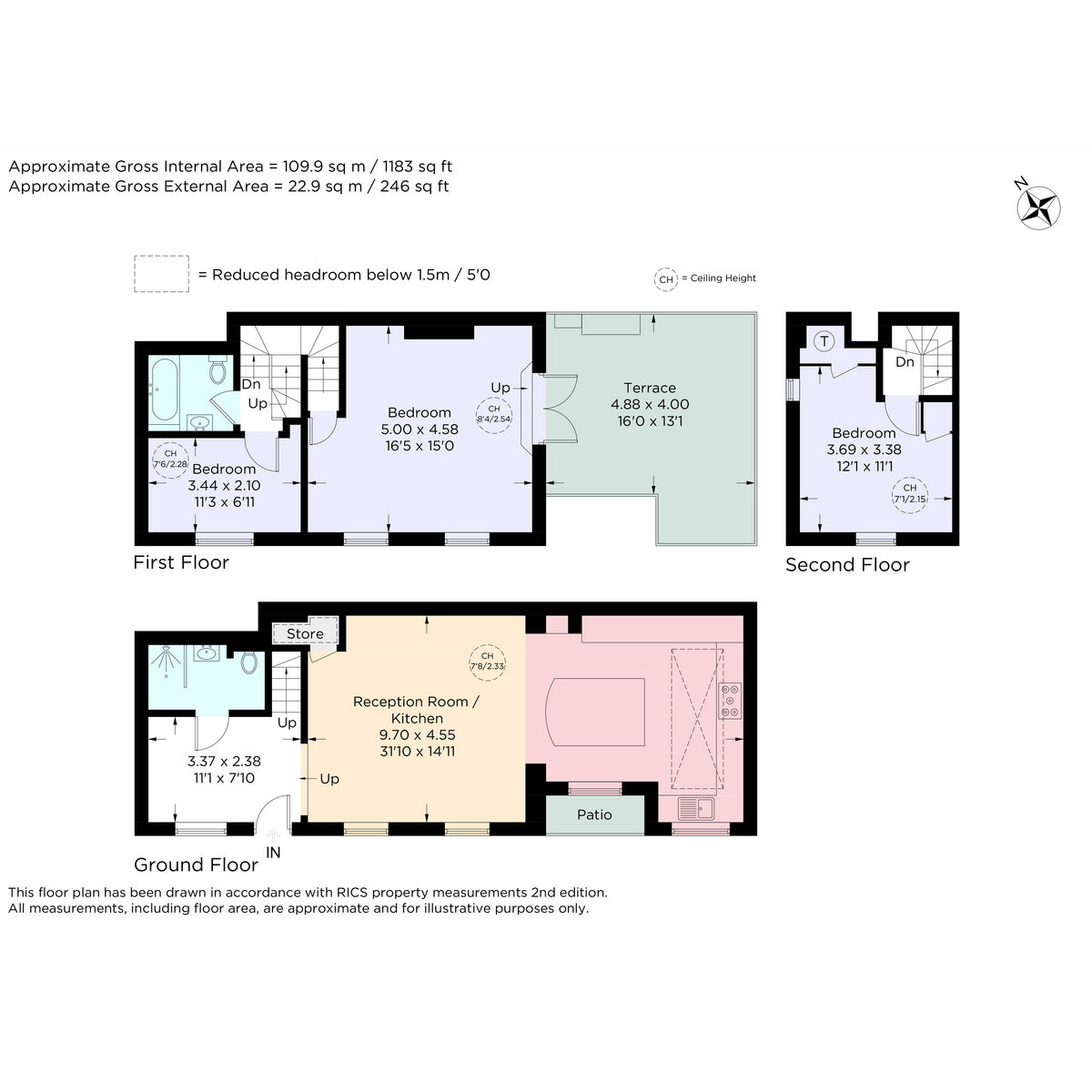 Vale House, Vale of Health, London floorplan