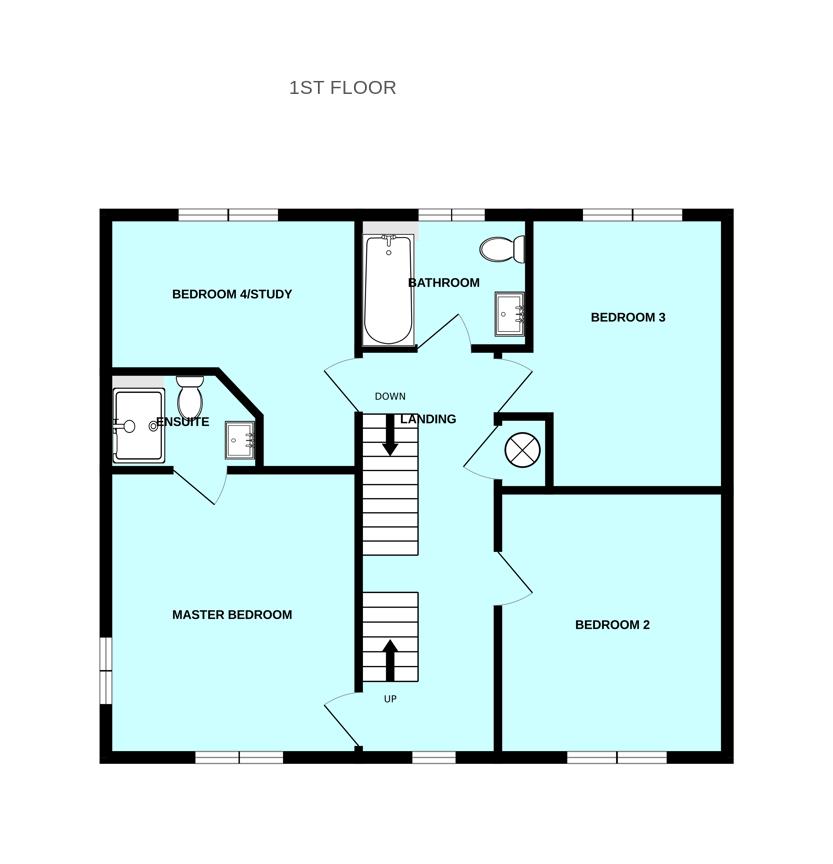 Tamerton Foliot, Plymouth floorplan