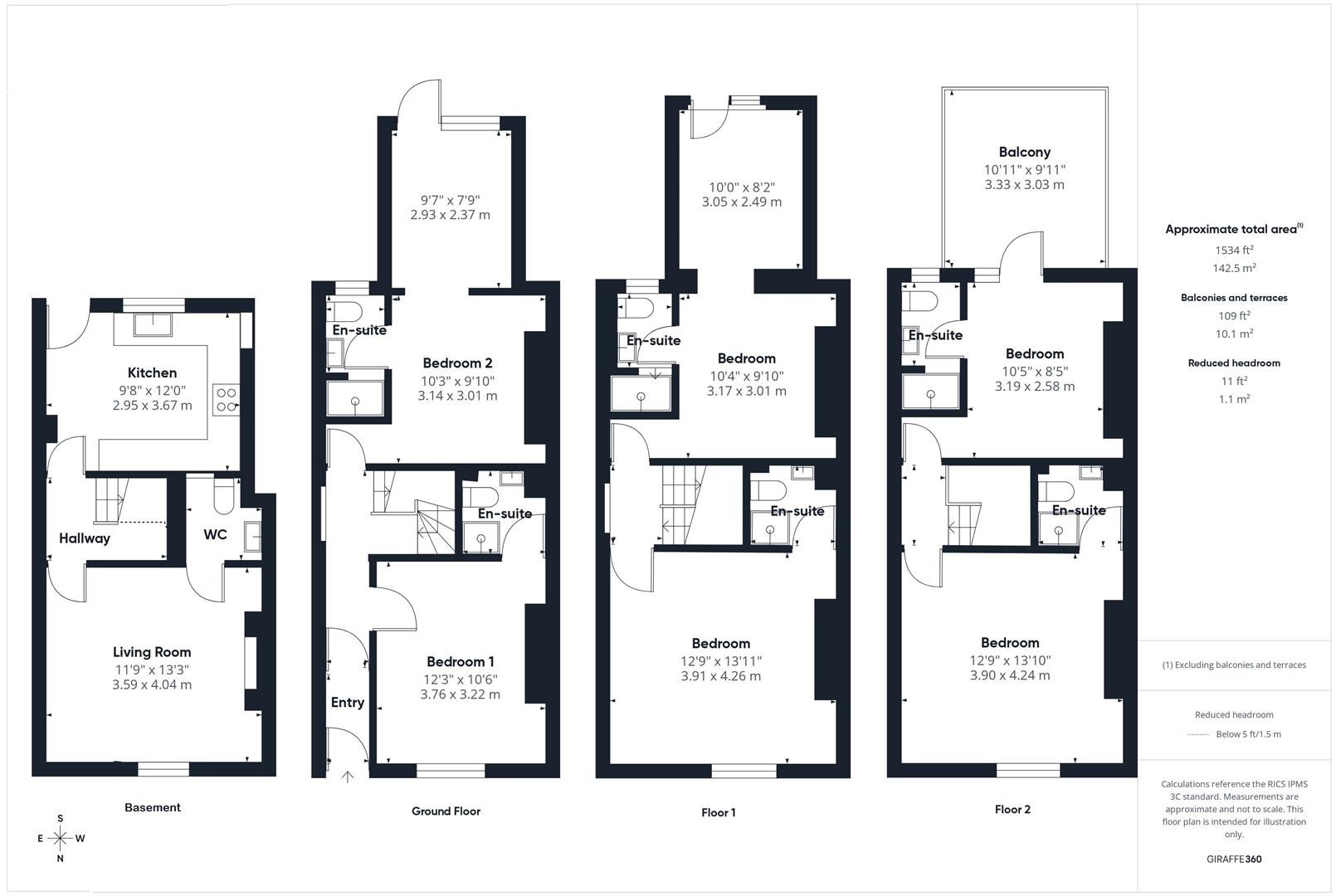11, Redcliffe Parade East, Bristol floorplan