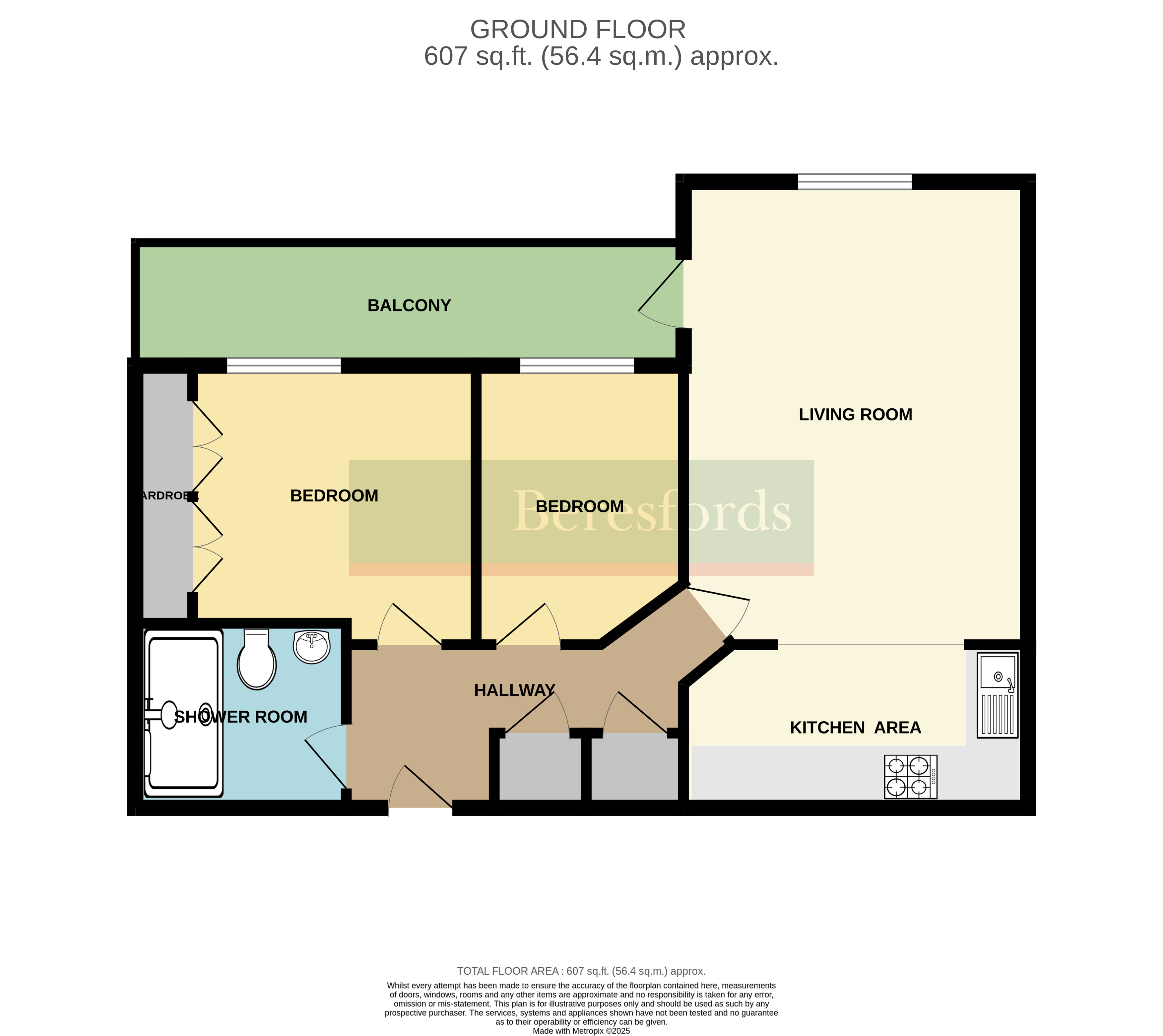 57, Fitzwalter Place, Chelmsford Road, Essex floorplan
