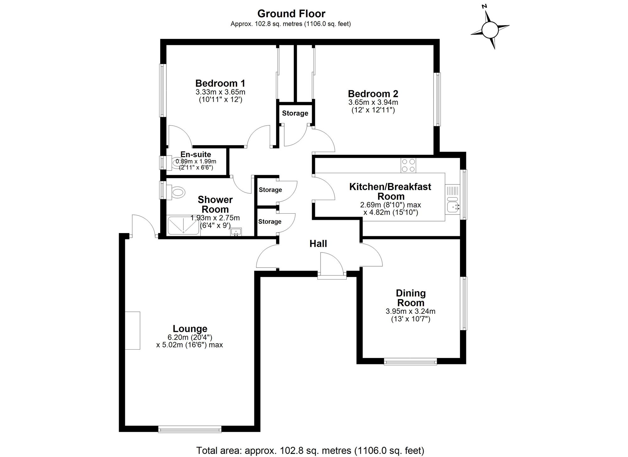 Flat 1, Brockton Court Field Lane, Warrington floorplan