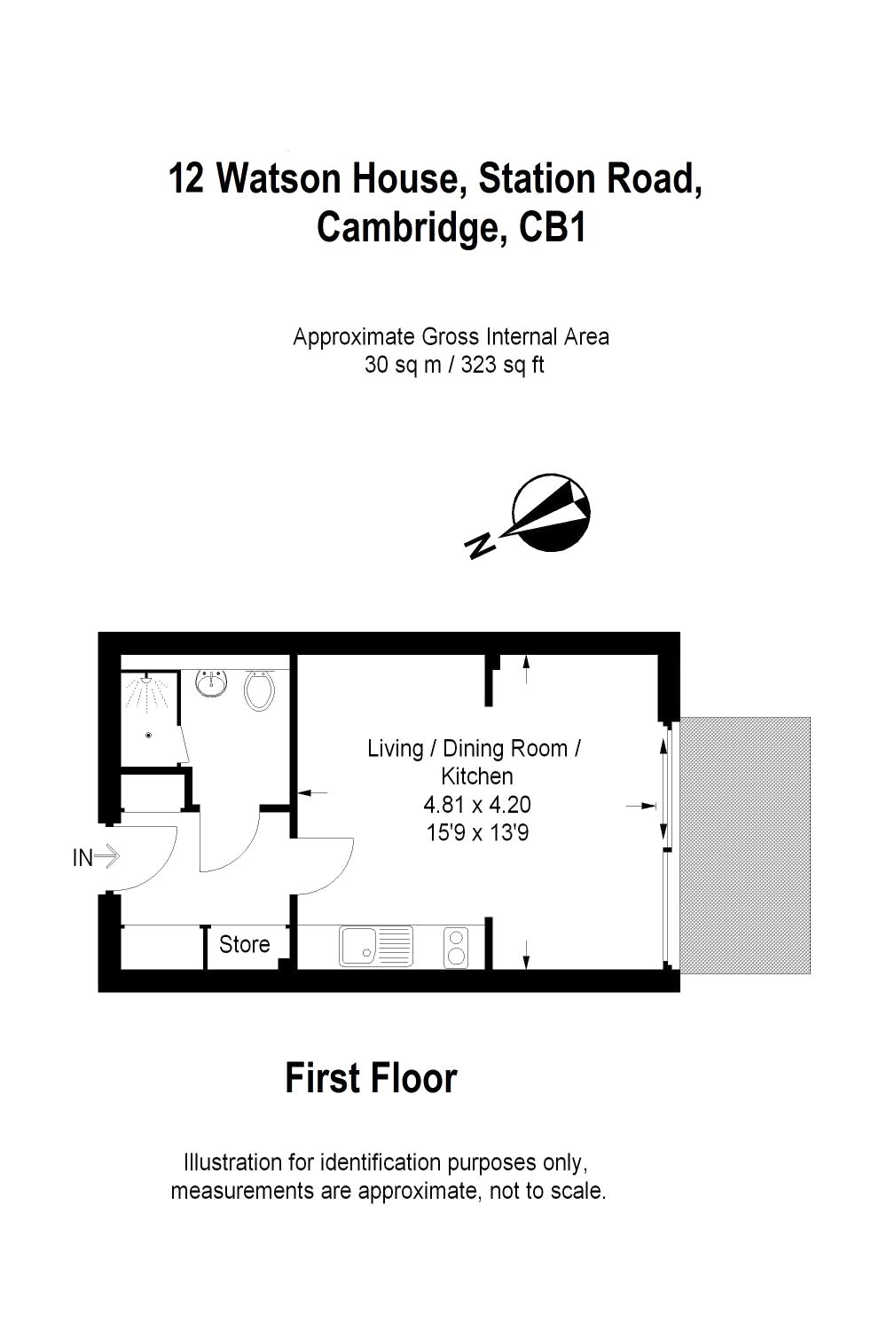 0 Bedrooms Studio to rent in Watson House, 4 Mill Park, Cambridge CB1