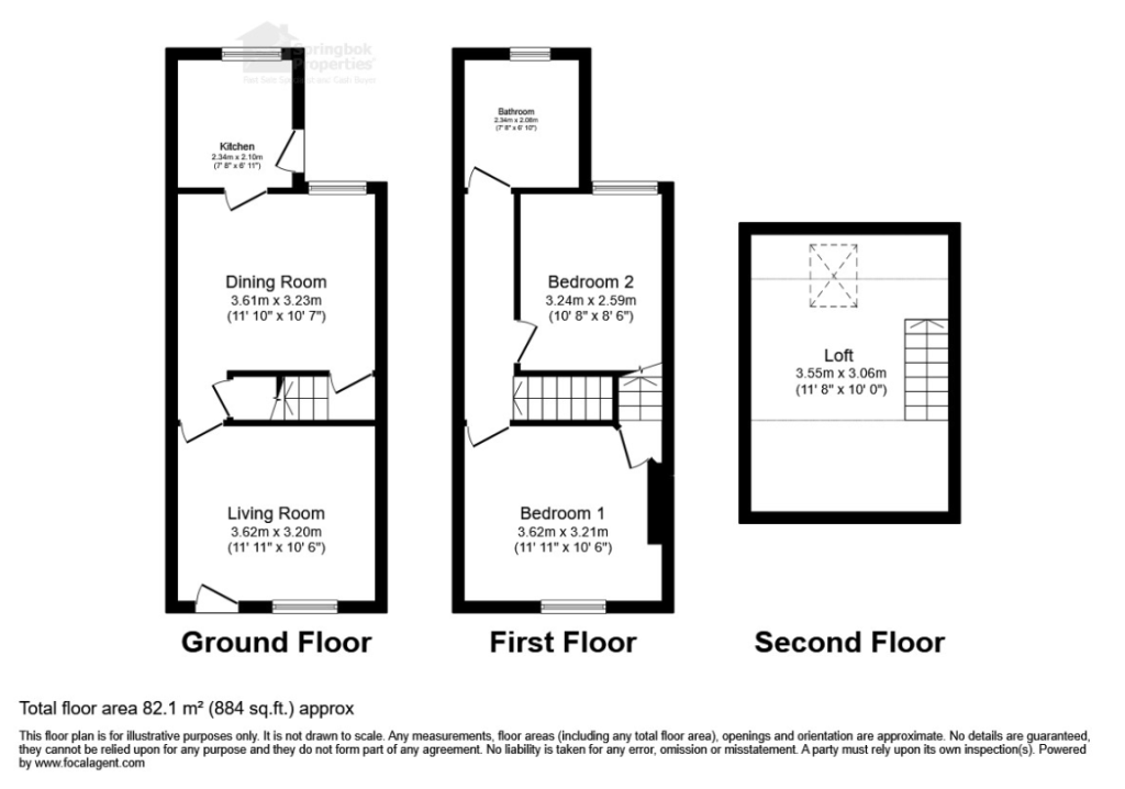 8, Highfield Road, Kilburn floorplan
