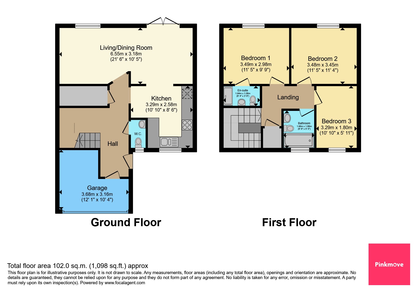108, Trostrey, Cwmbran floorplan