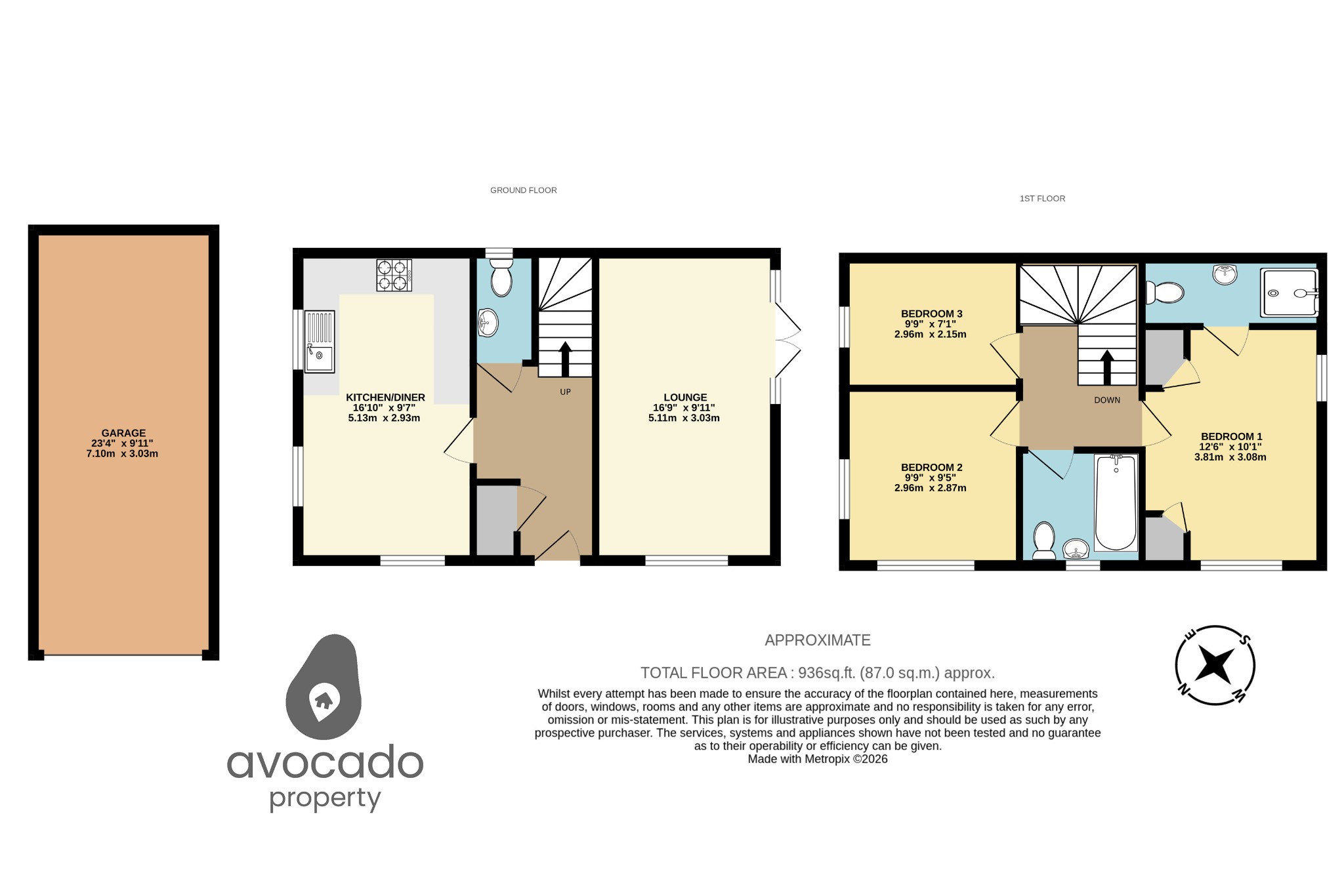 41, Bays Crescent, Reading floorplan