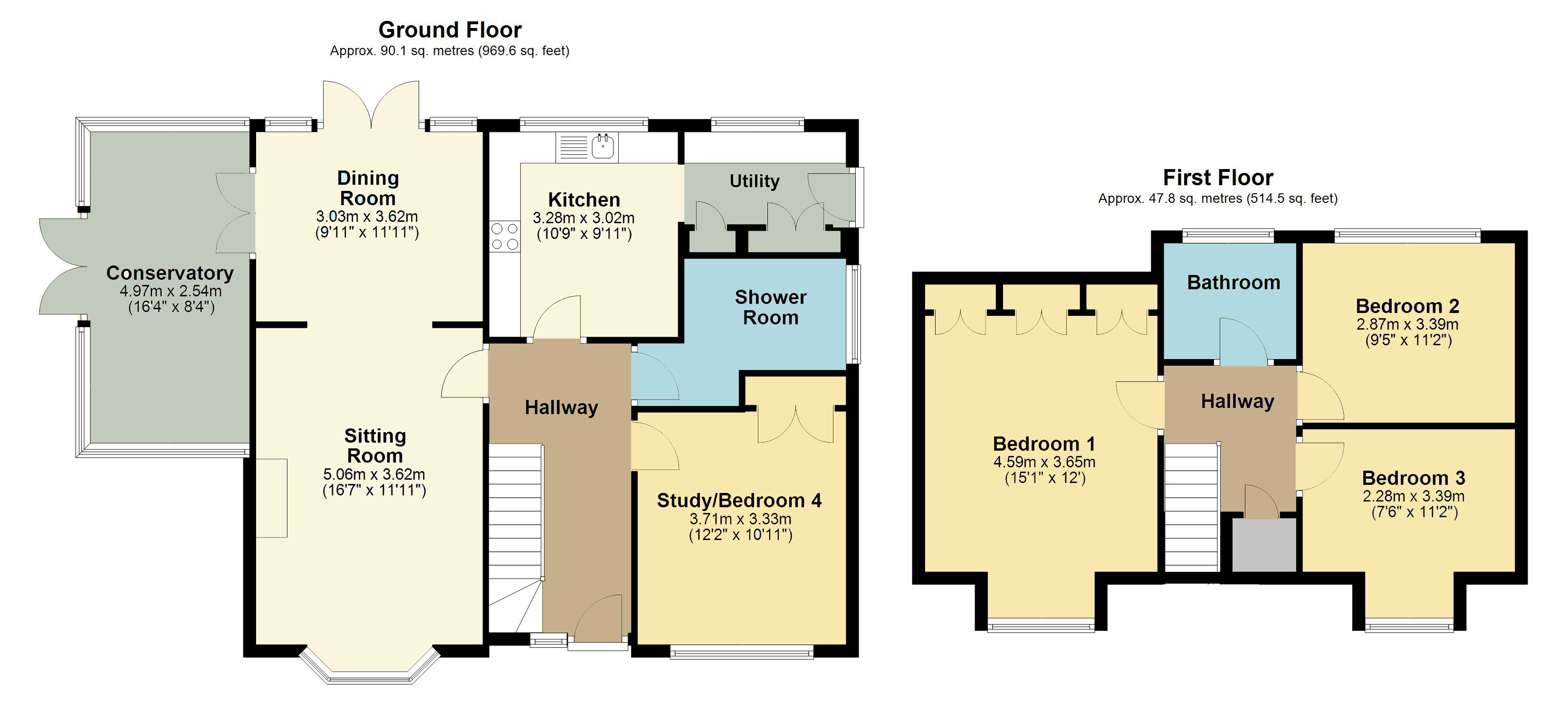 1, Merlewood Court, New Milton floorplan