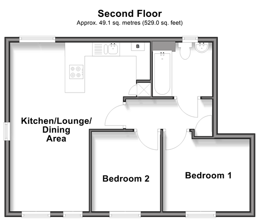 Springhead Parkway, Gravesend floorplan