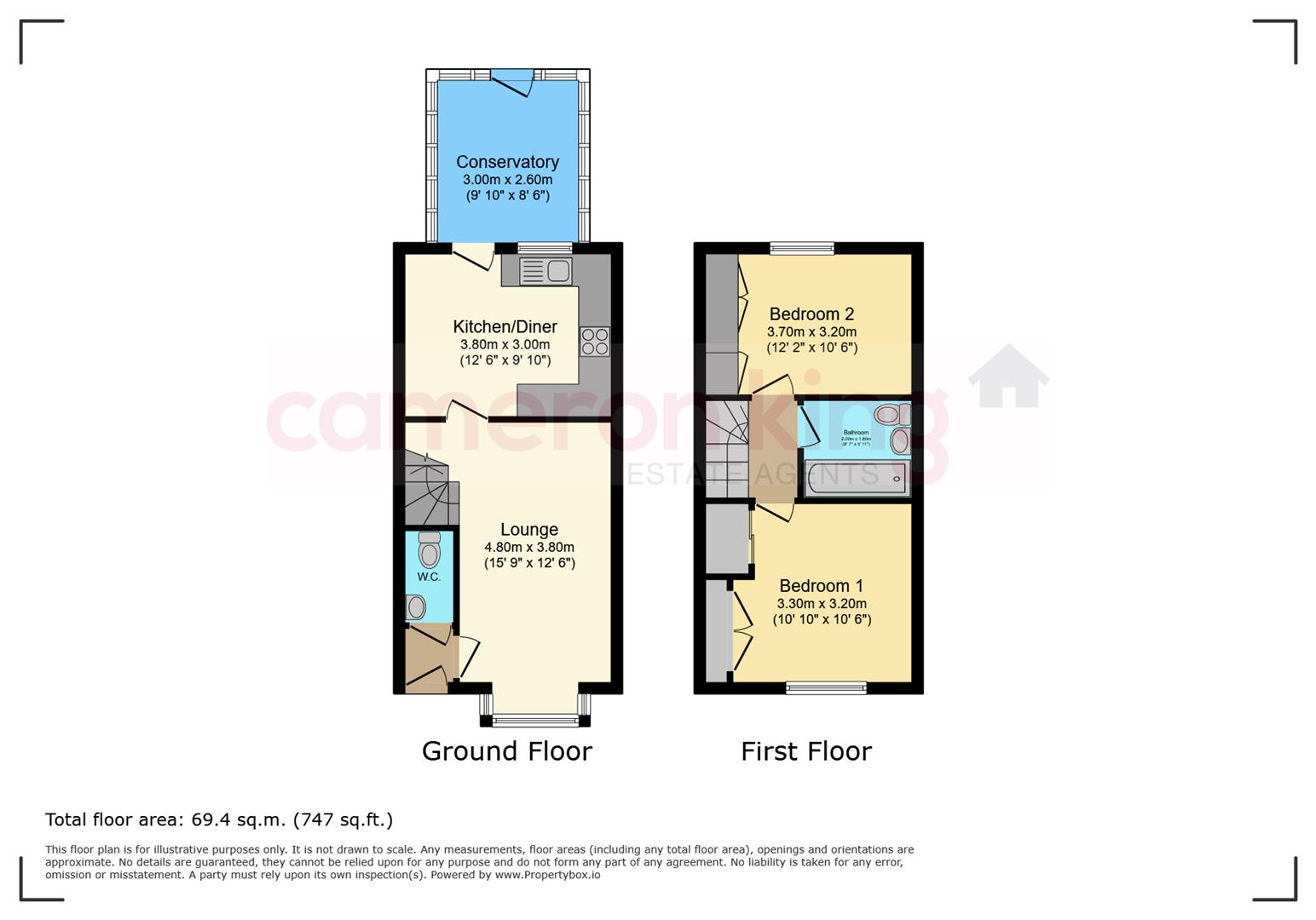 75, Cooper Way, Slough floorplan
