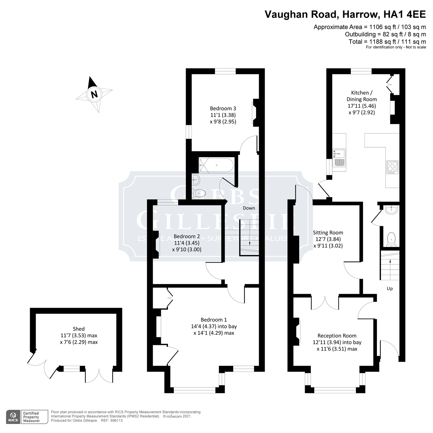 3 bed terraced house for sale in Vaughan Road, Harrow HA1 Zoopla