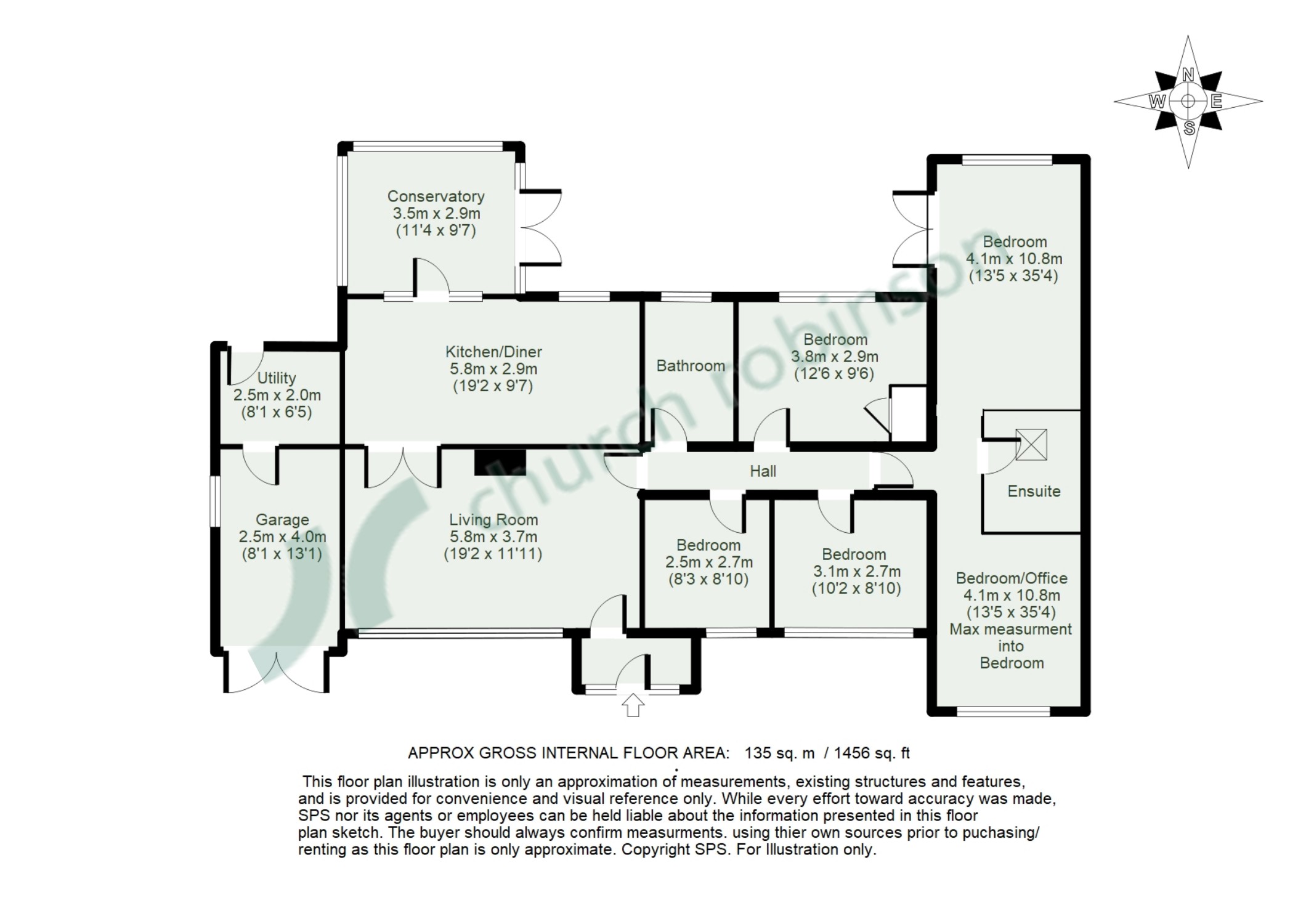 5 Bedrooms Detached bungalow for sale in The Cobden Centre, Hawksworth, Didcot OX11