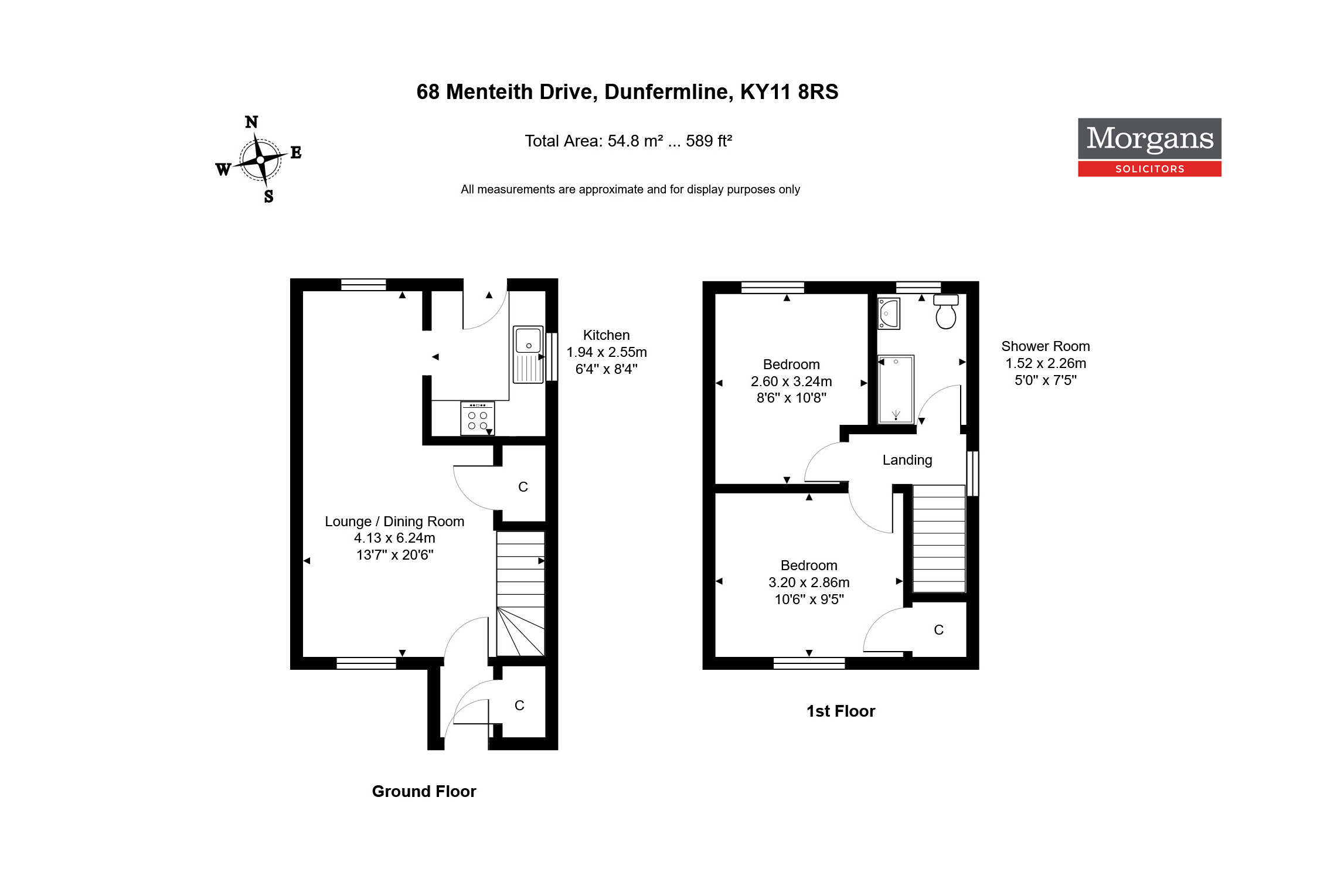 68, Menteith Drive, Dunfermline floorplan