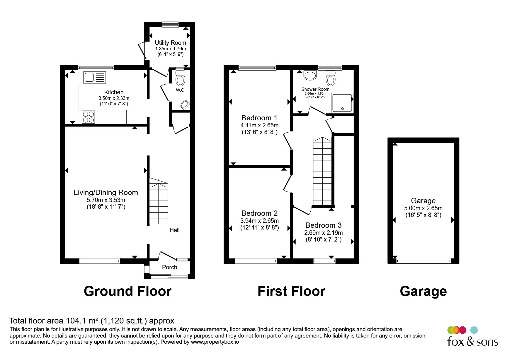 83, Trefoil Crescent, Crawley floorplan