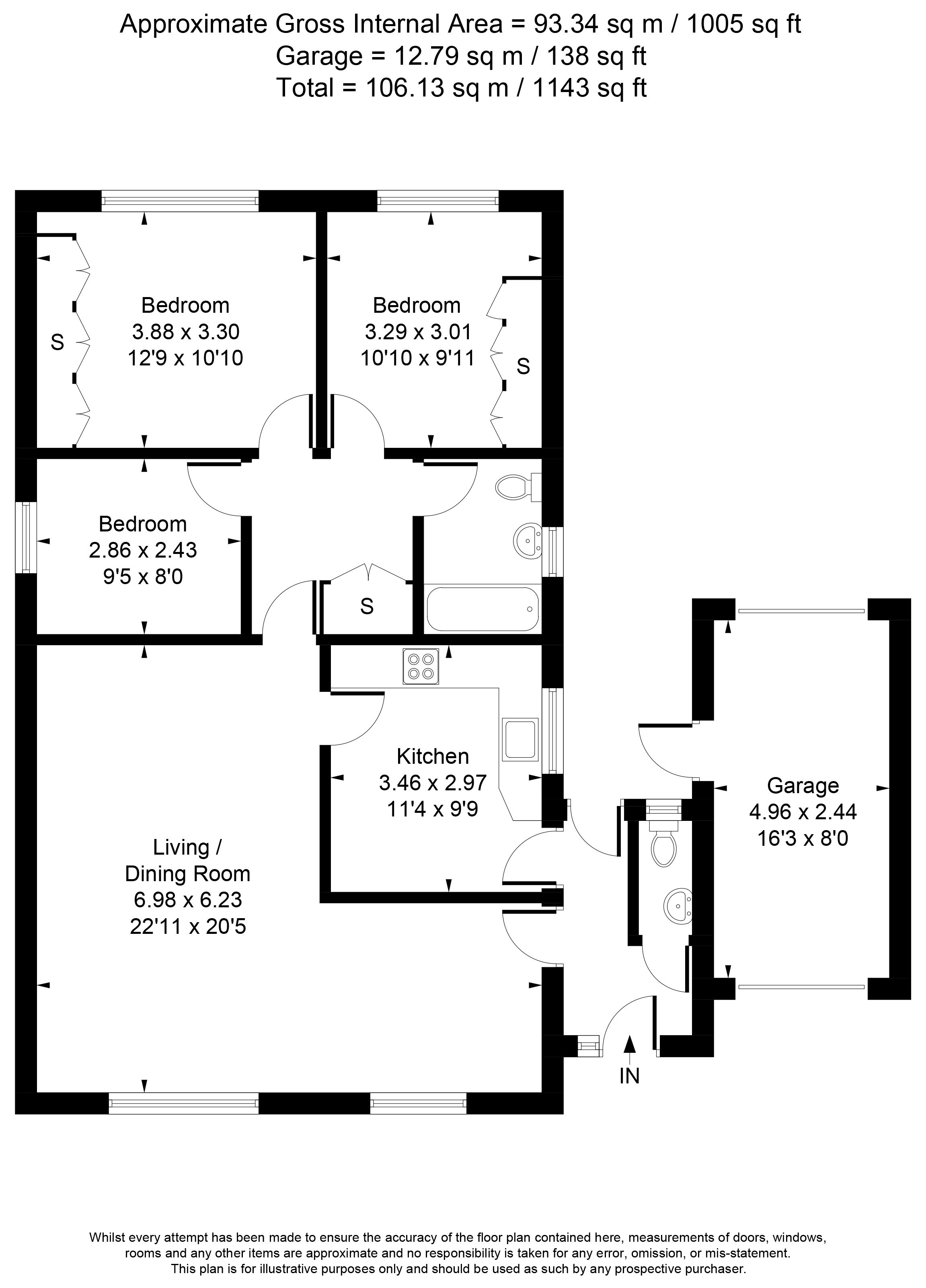Timsway, Staines TW18, 3 bedroom detached bungalow for sale 64799594