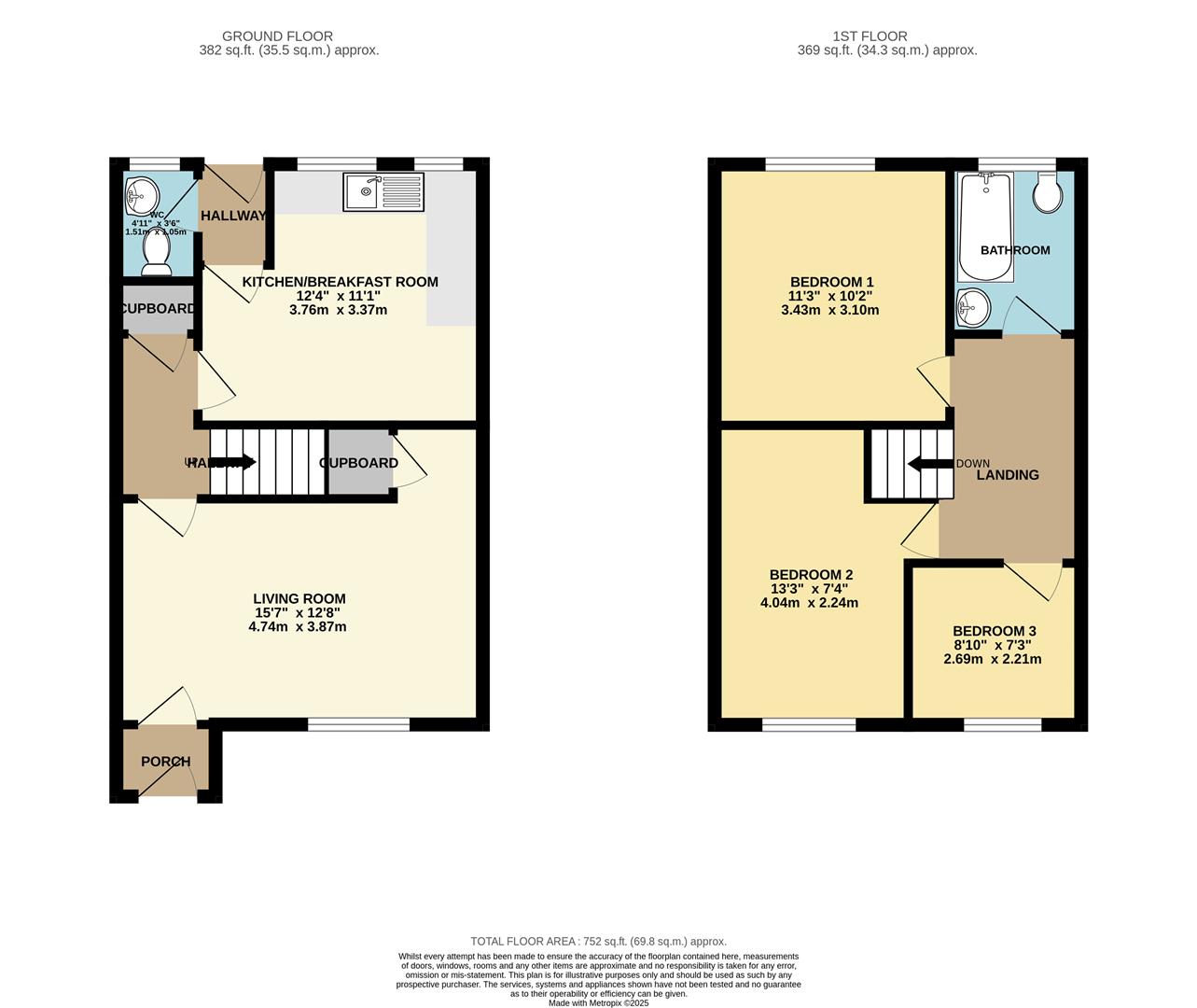 40, Jubilee Street, High Peak floorplan