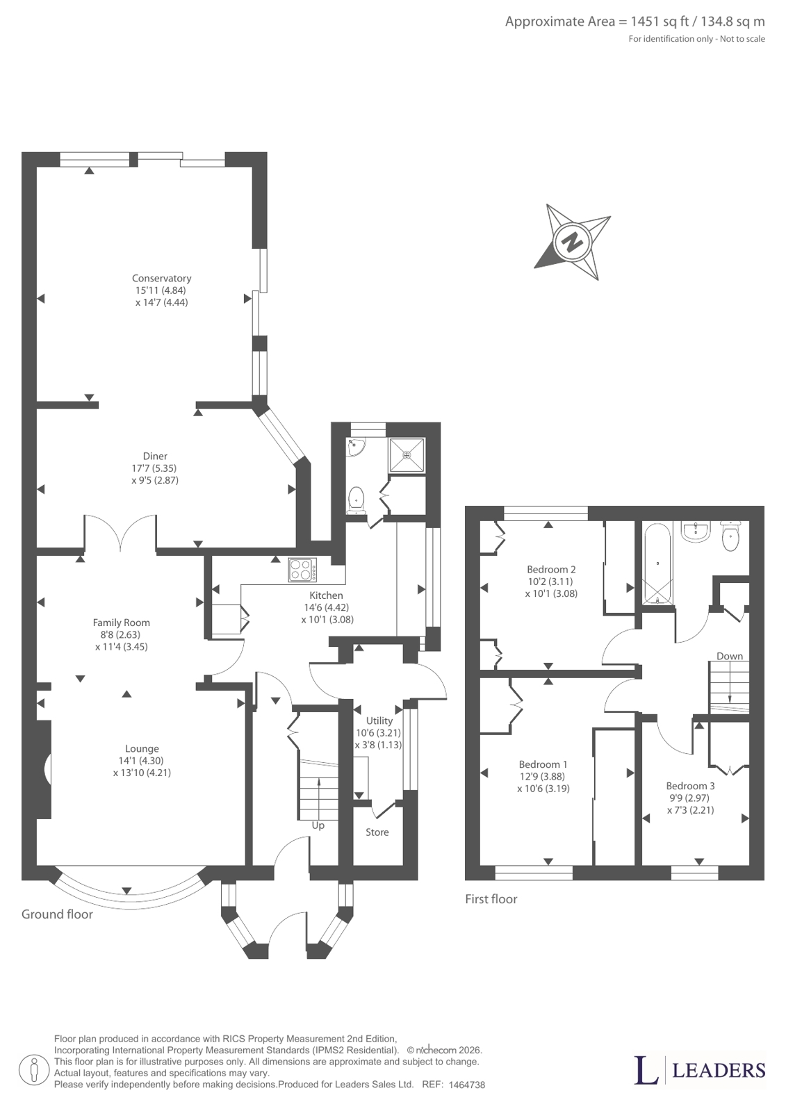 26, Hawker Close, Chester floorplan