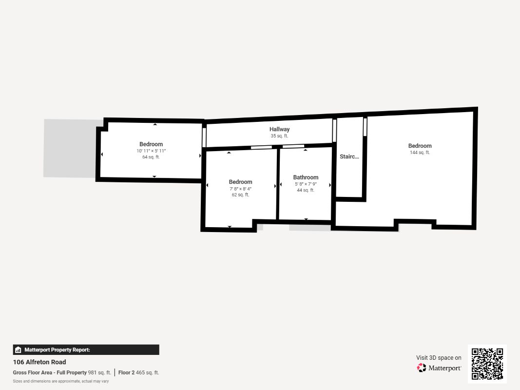106, Alfreton Road, Derbyshire floorplan