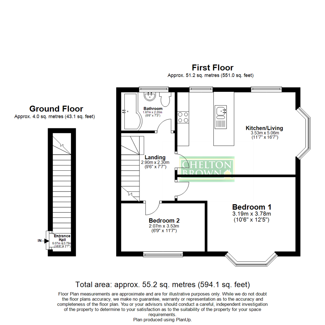 Parkfield Avenue, Delapre, Northampton NN4, 2 bedroom for