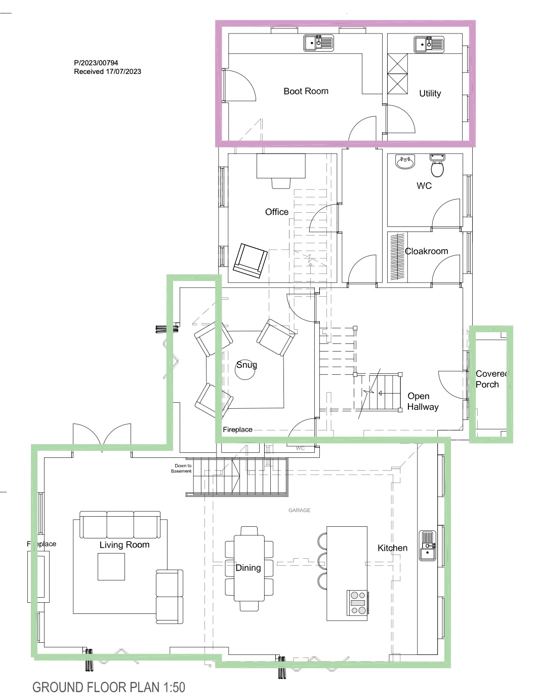 Rose Acre, St. Michaels Road, Uttoxeter floorplan