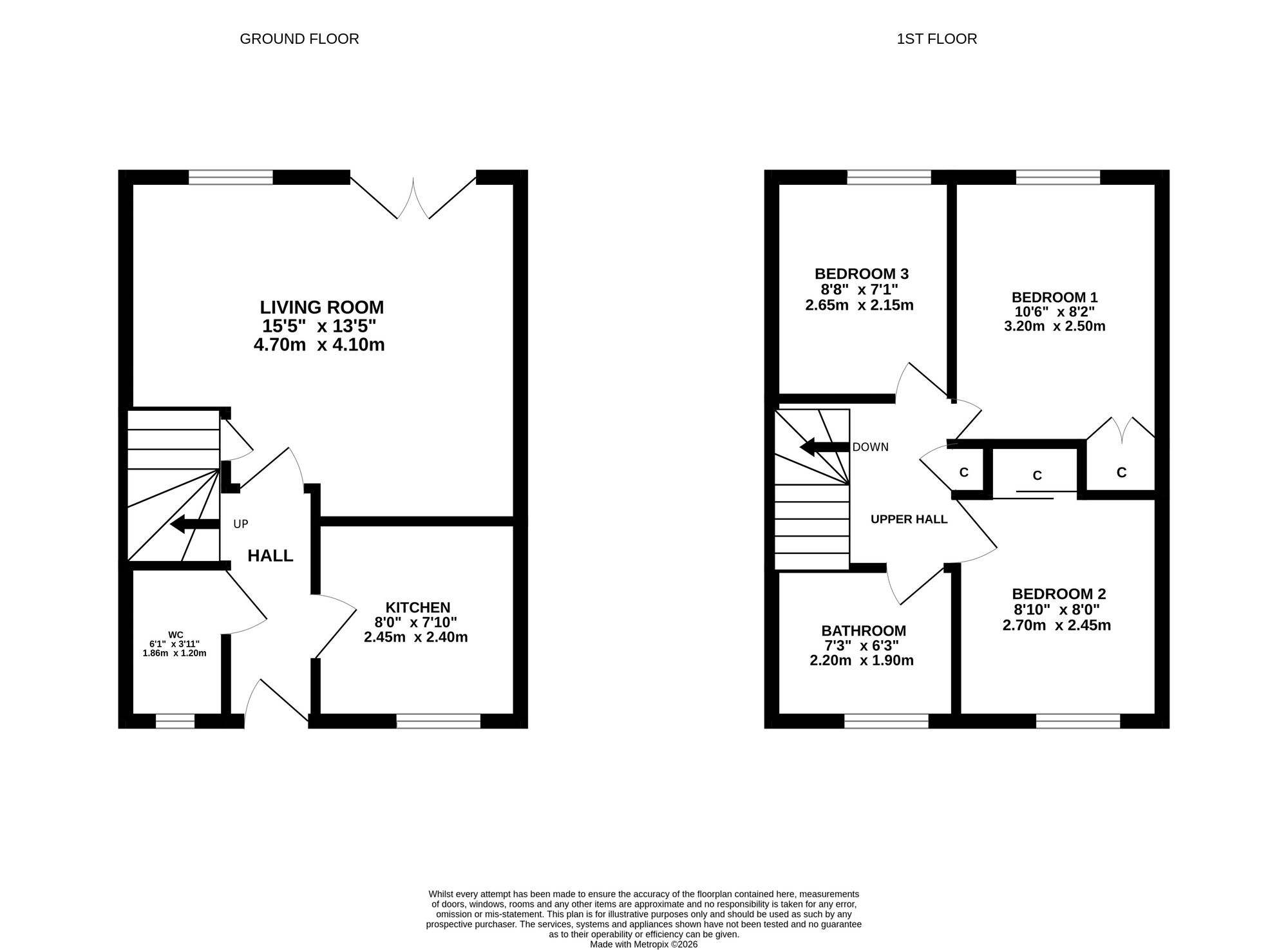 63 Hillside Grove, Bo'ness floorplan