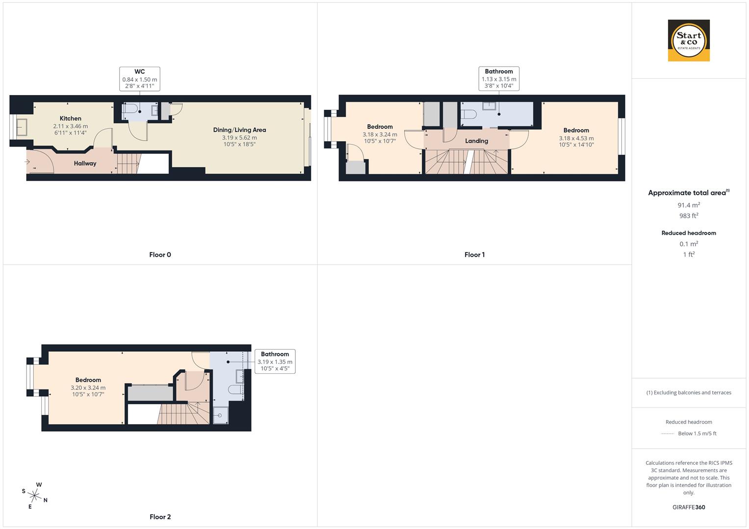 17 Ocean Heights, Edgcumbe Gardens, Newquay floorplan