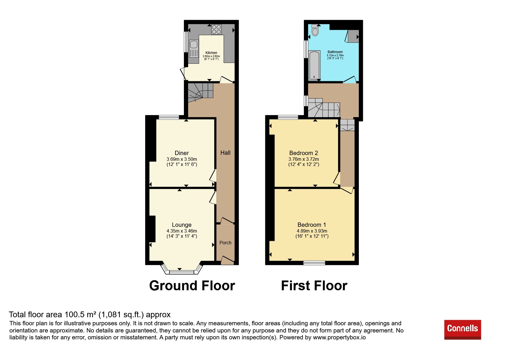 88, Hele Road, Torquay floorplan