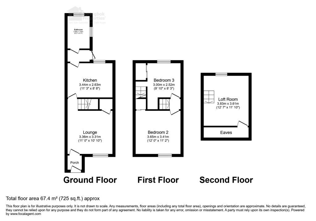 6, Dukes Row, Cootham floorplan
