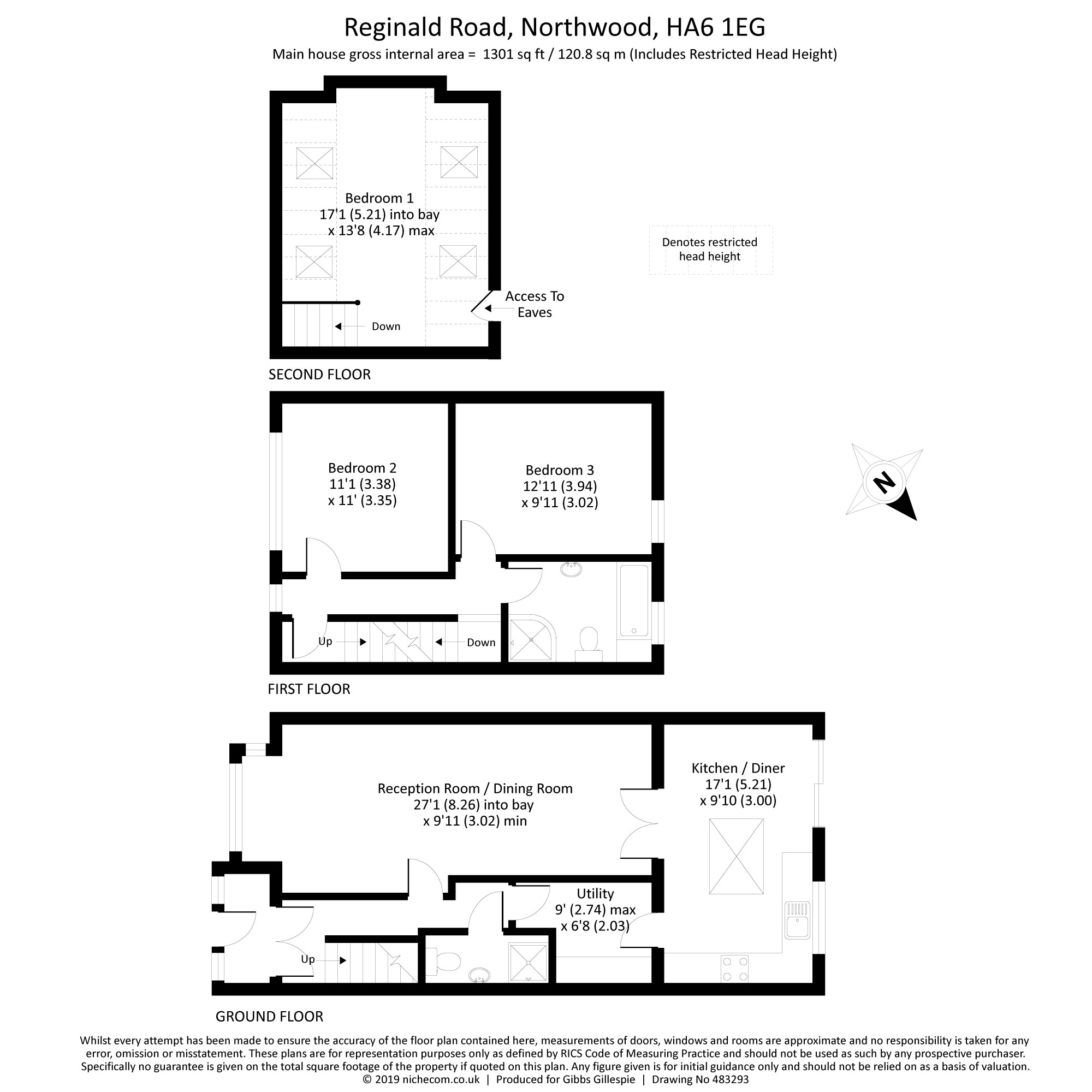 Free property report 25 Reginald Road, Northwood, HA6 1EG Chimnie