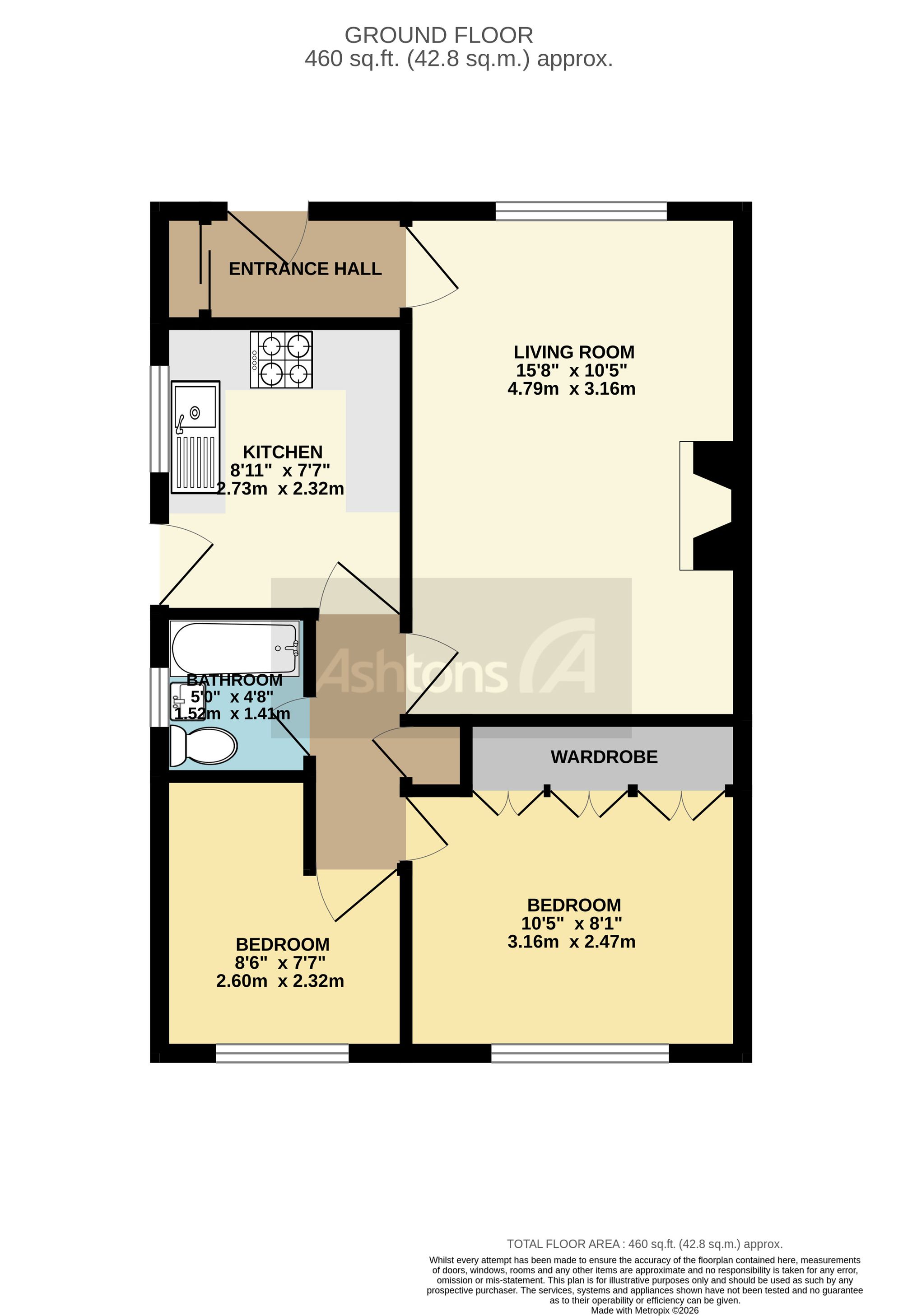 6 Derwent Close, Leigh floorplan