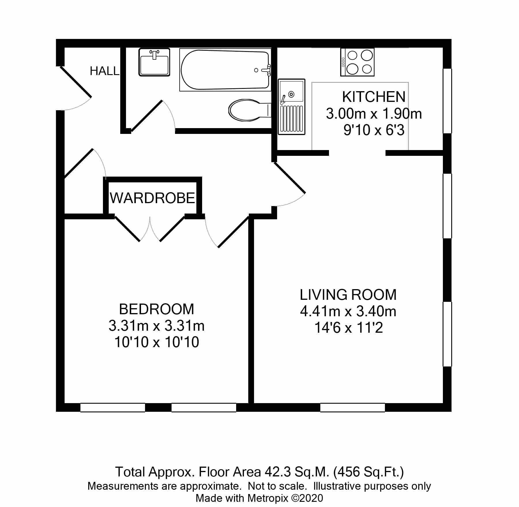 2, Clarendon Road, Wallington floorplan