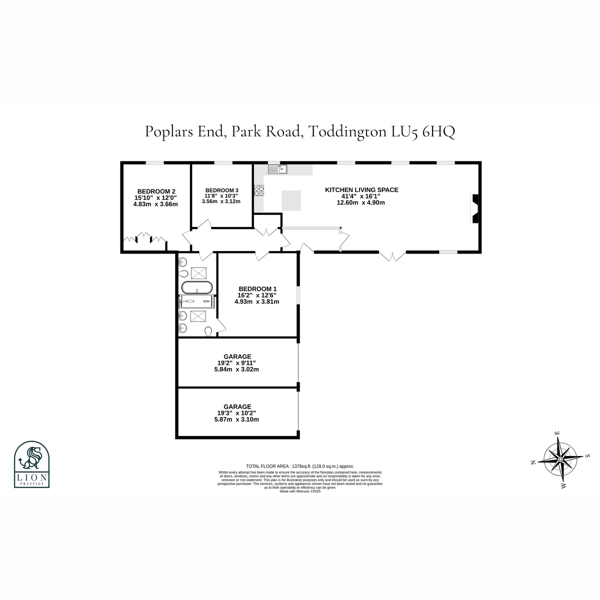 3, Poplars End Park Road, Dunstable floorplan