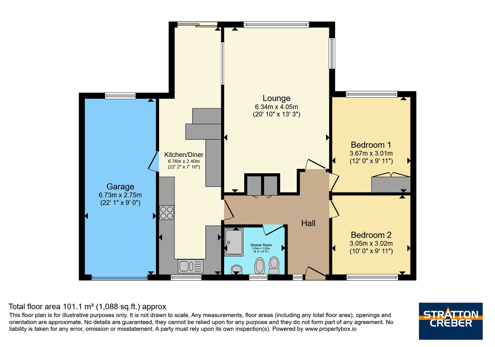 Bay Tree,, Park Bottom, Cornwall floorplan