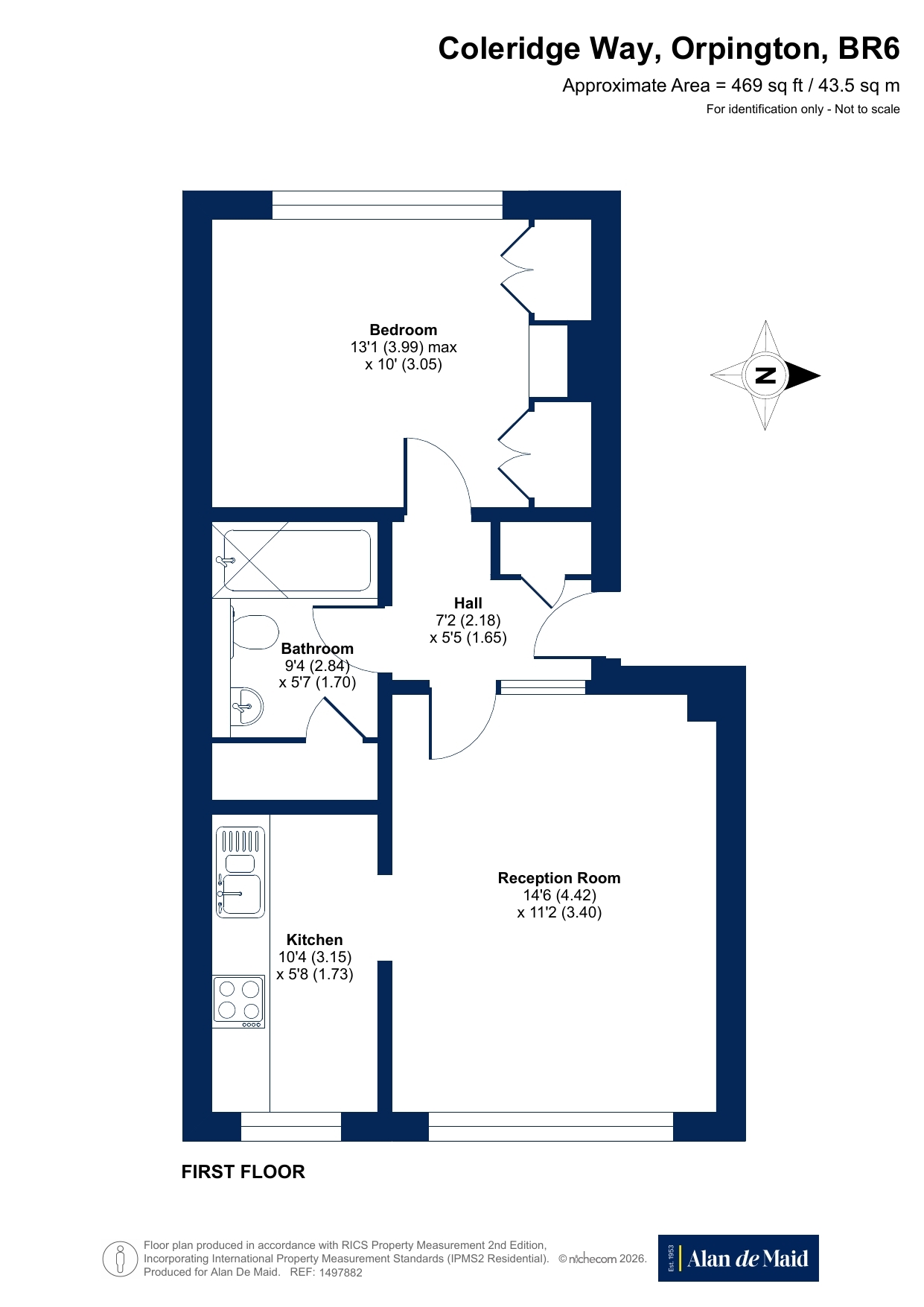 4, Coleridge Way, Orpington floorplan