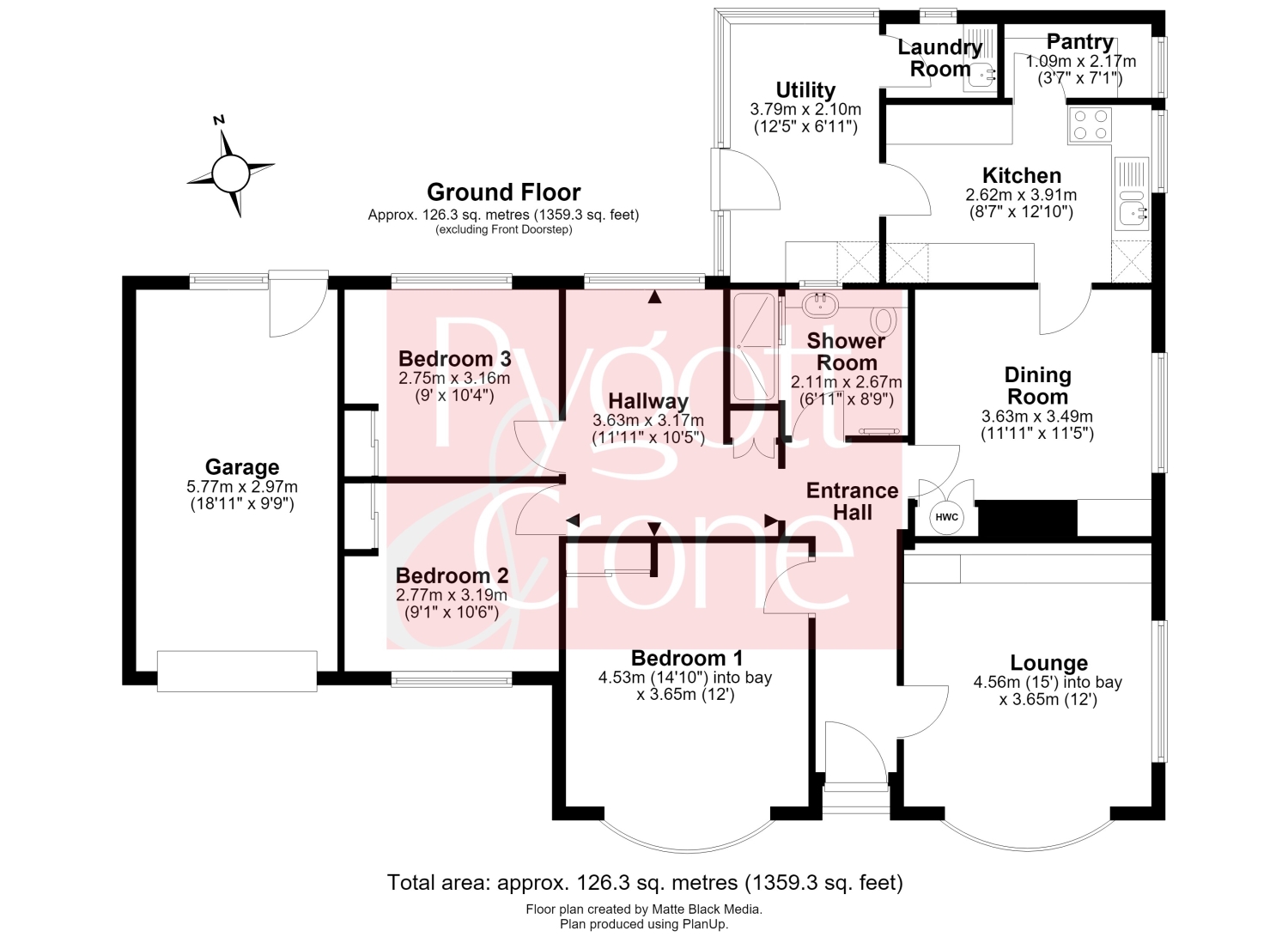 The Hawthorns, Spilsby floorplan