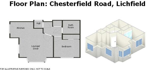 1 Bedrooms Flat for sale in Chesterfield Road, Lichfield WS13