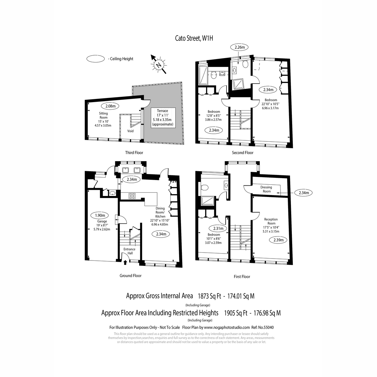 26, Cato Street, London floorplan