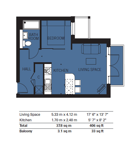 Alboran Apartments, Seven Sea Gardens, London floorplan