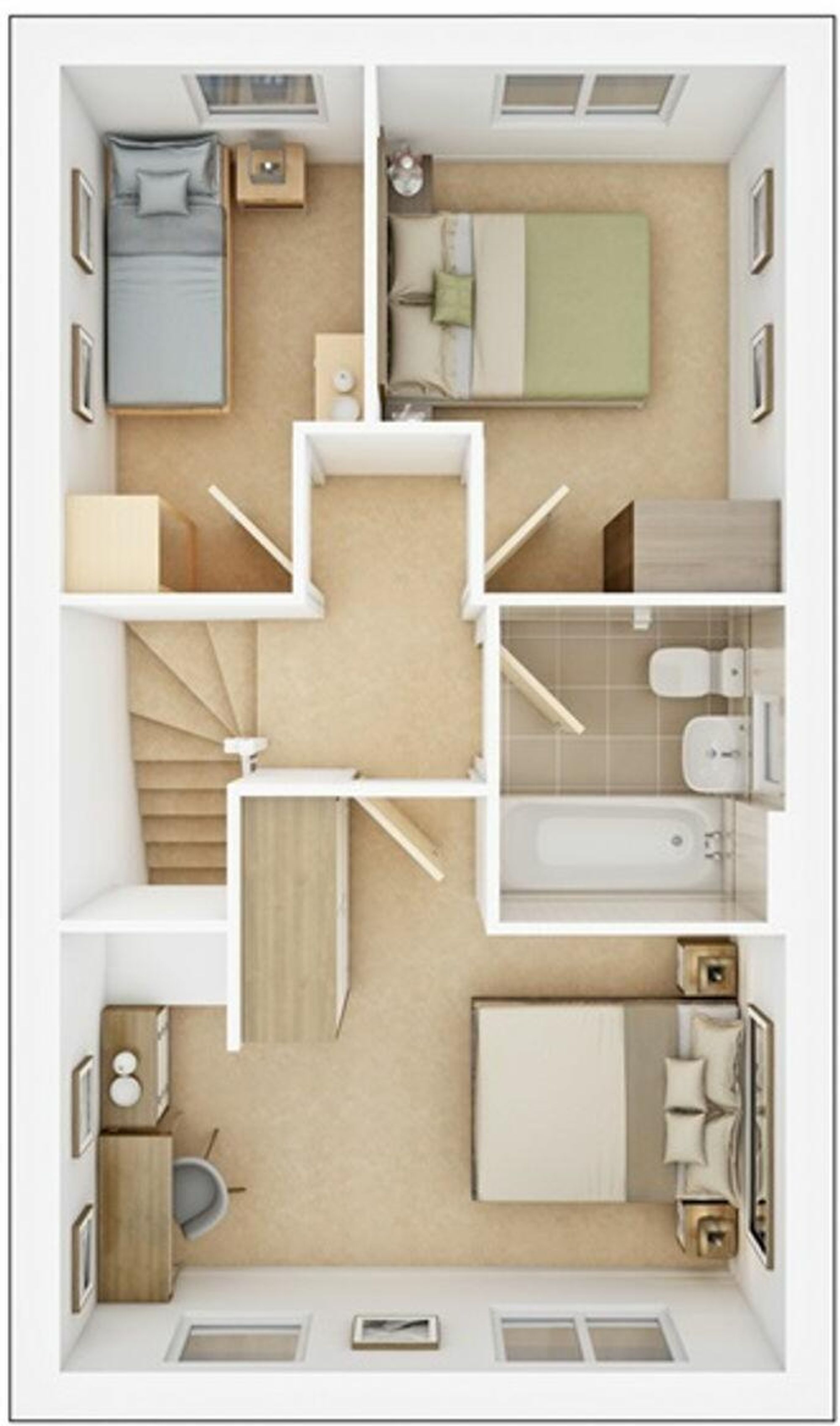 107 Skylark Gardens, Glasgow floorplan