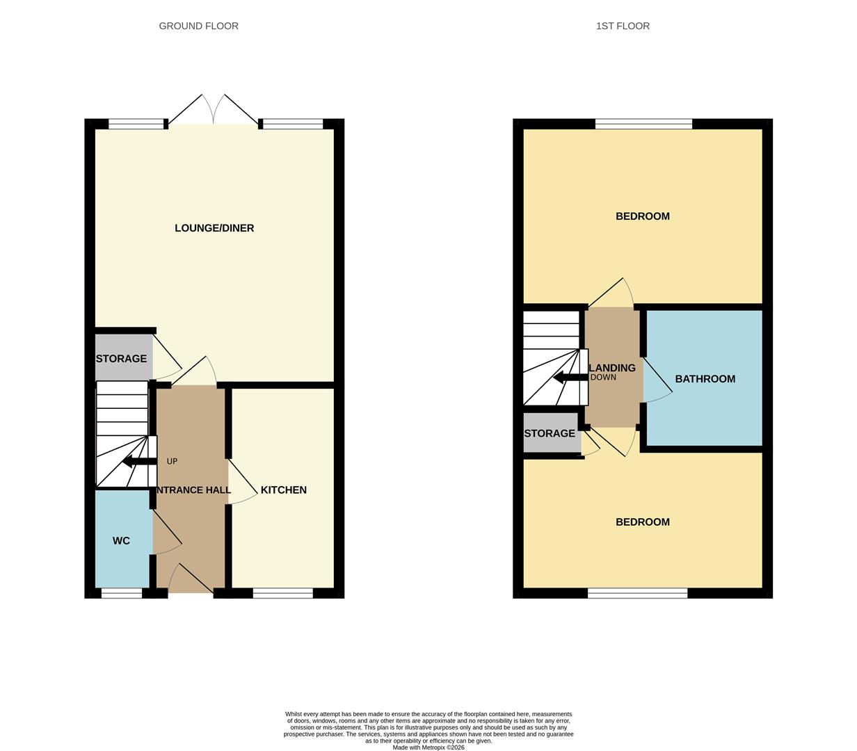12, Springfield Close, Pawlett floorplan
