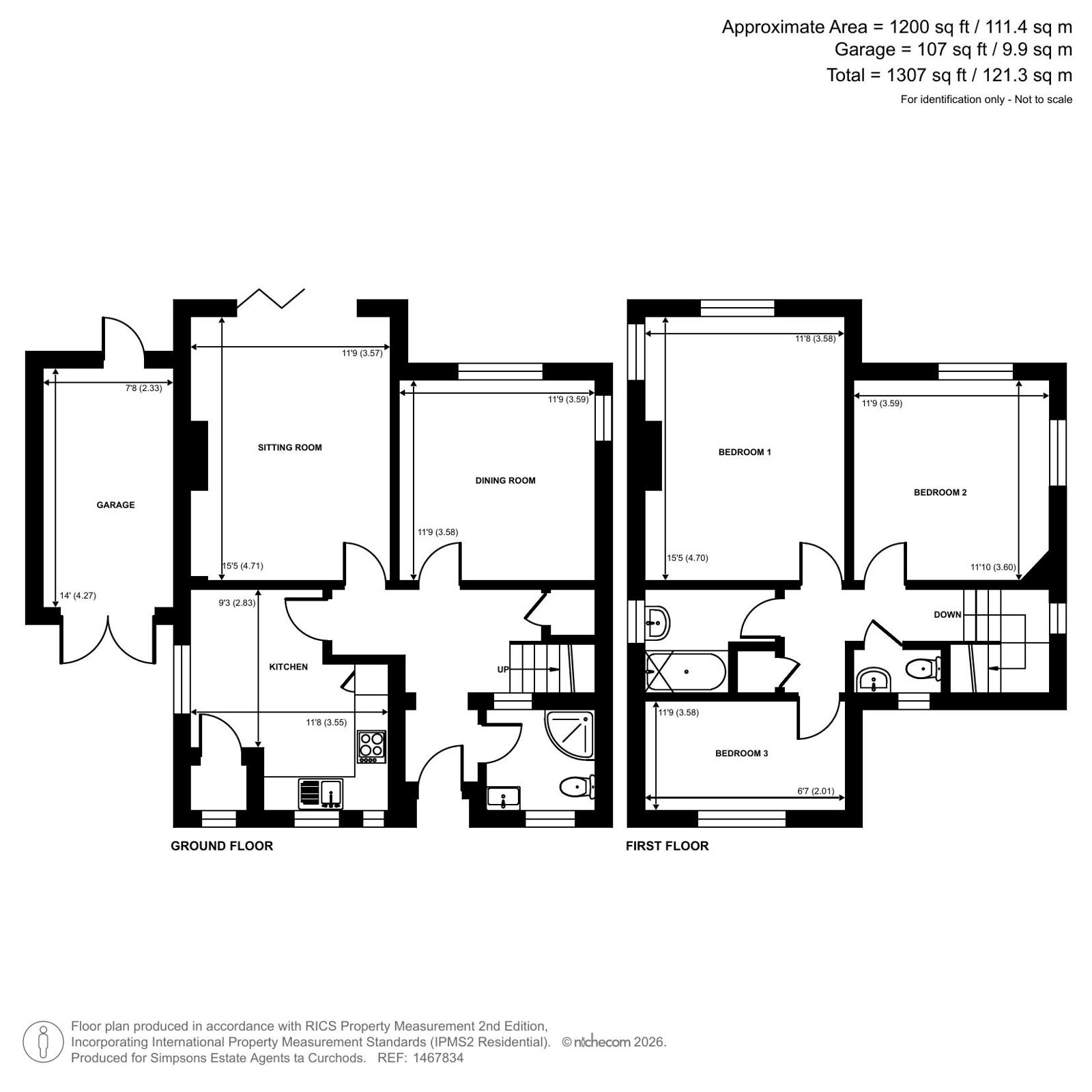 Elmhurst, Horsell floorplan