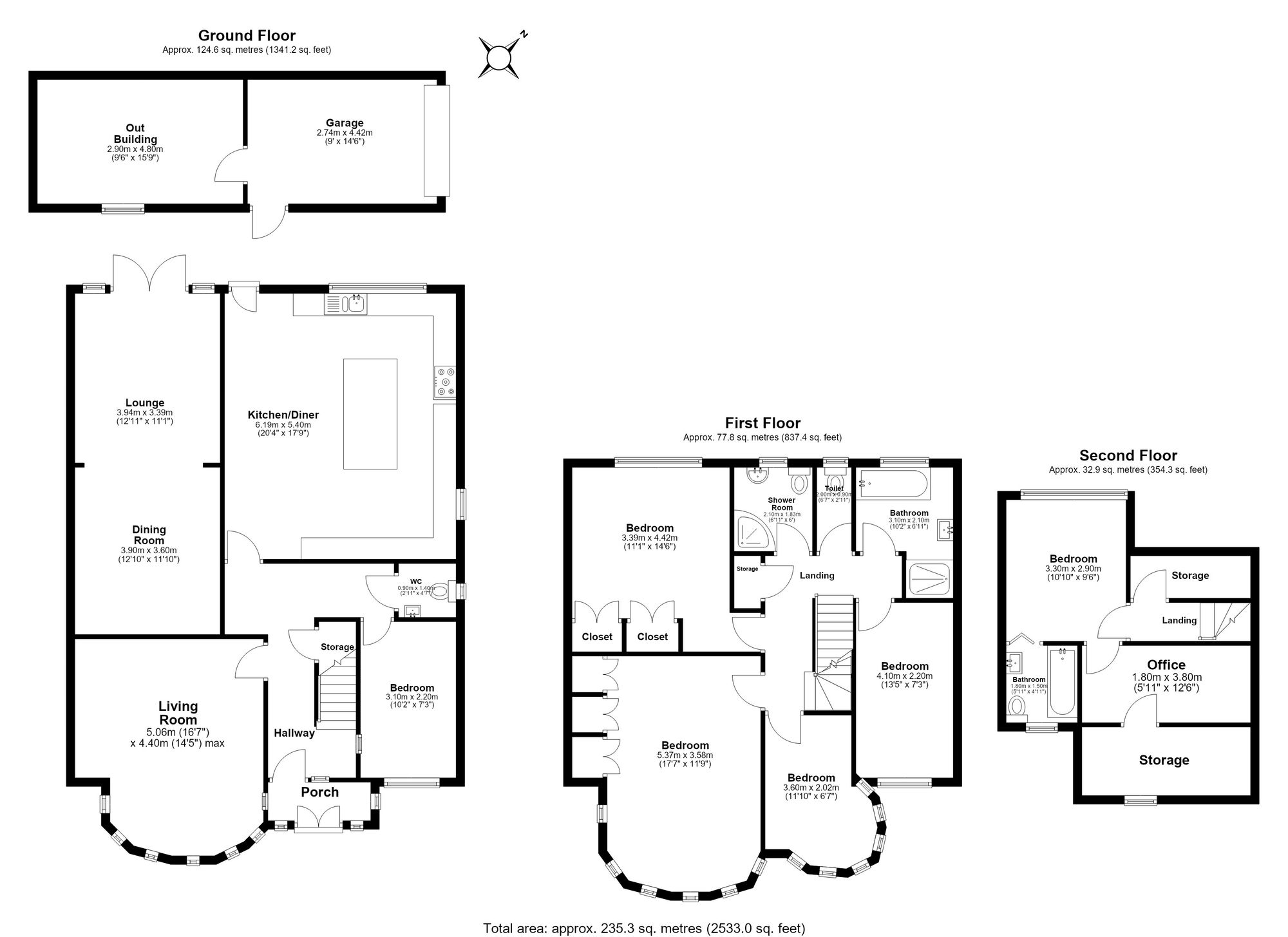 115 Highwood Gardens, Clayhall floorplan